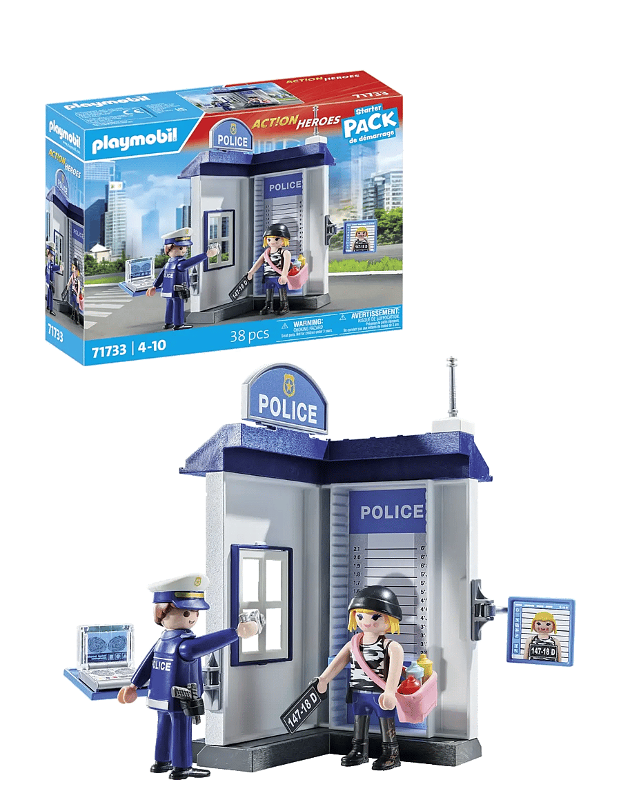 PLAYMOBIL - Starter Pack Police Room - playmobil action heroes - multicolored - 0