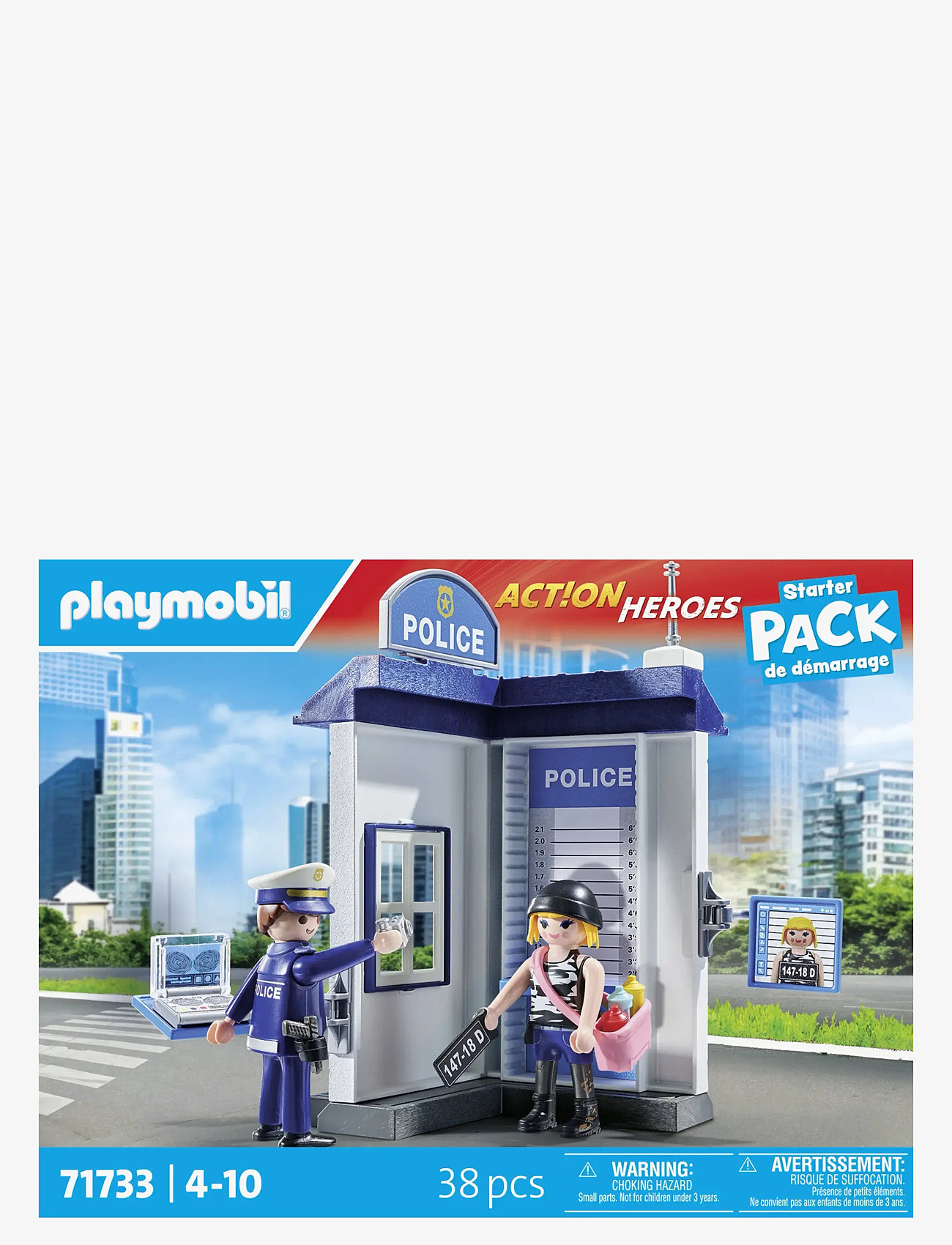 PLAYMOBIL - Starter Pack Police Room - playmobil action heroes - multicolored - 1