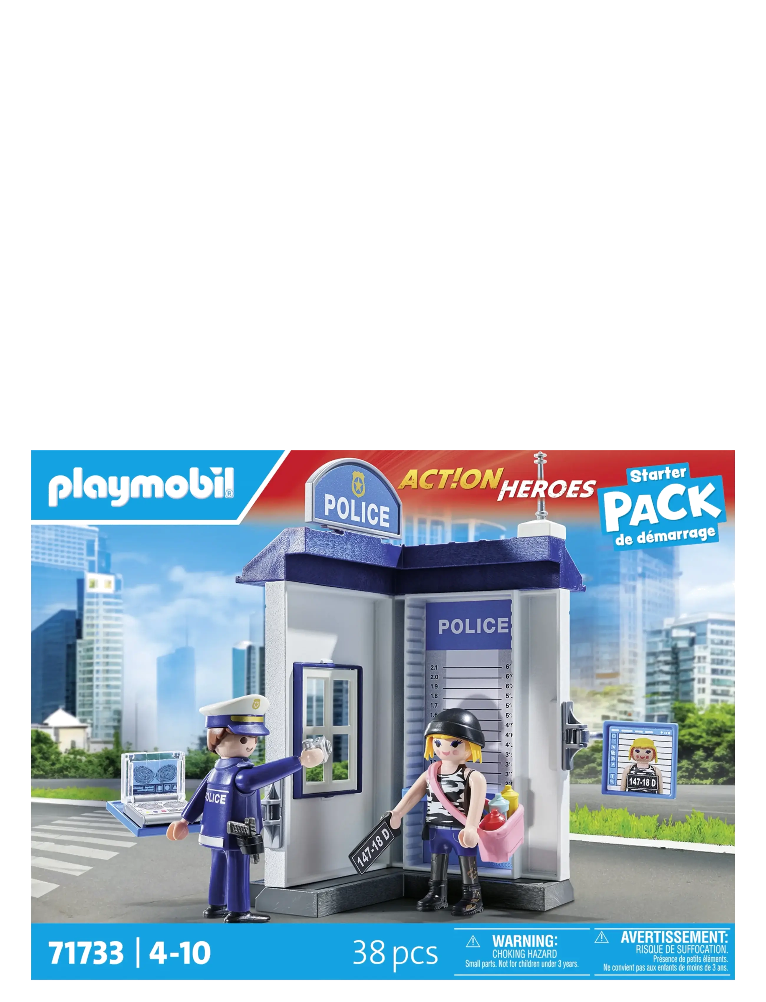 PLAYMOBIL - Starter Pack Police Room - playmobil action heroes - multicolored - 1