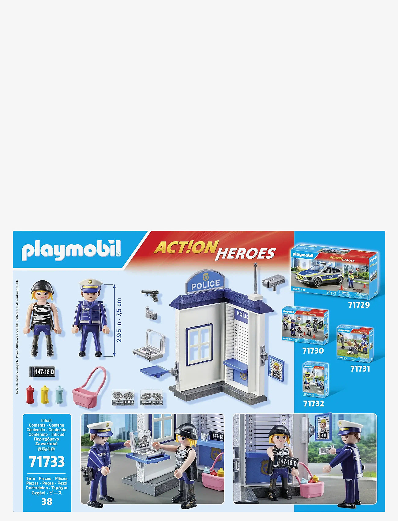 PLAYMOBIL - Starter Pack Police Room - playmobil action heroes - multicolored - 3