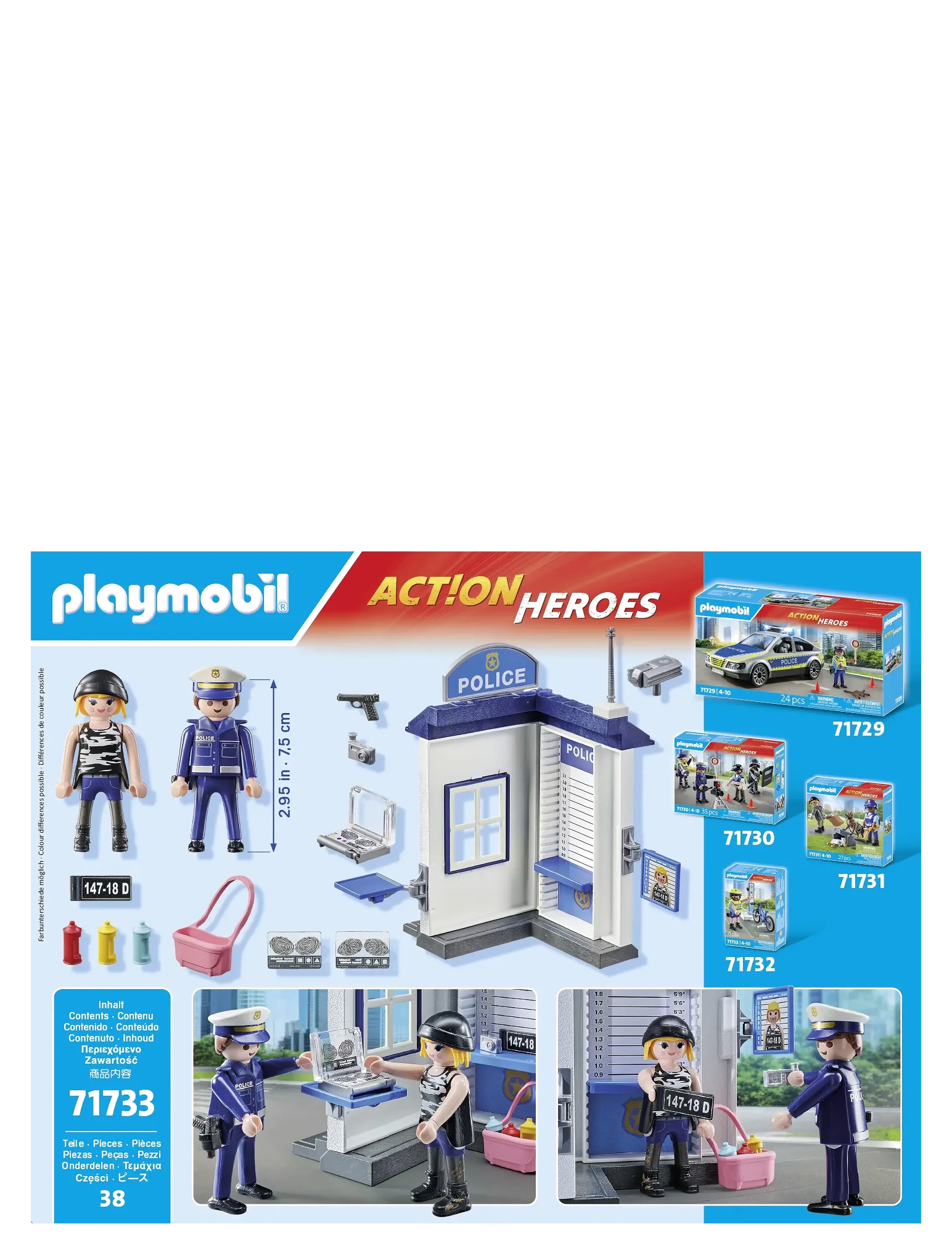 PLAYMOBIL - Starter Pack Police Room - playmobil action heroes - multicolored - 3