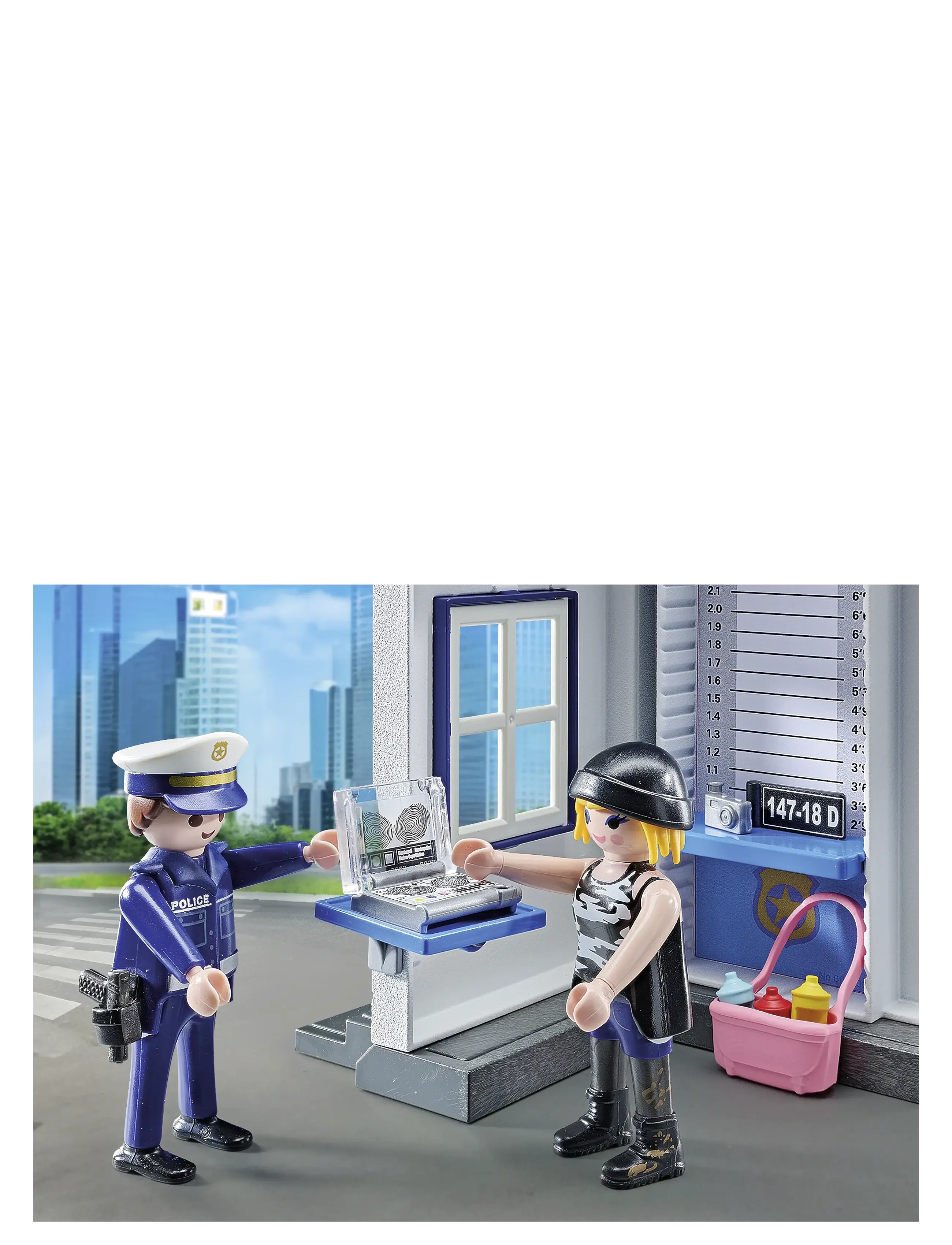 PLAYMOBIL - Starter Pack Police Room - playmobil action heroes - multicolored - 4