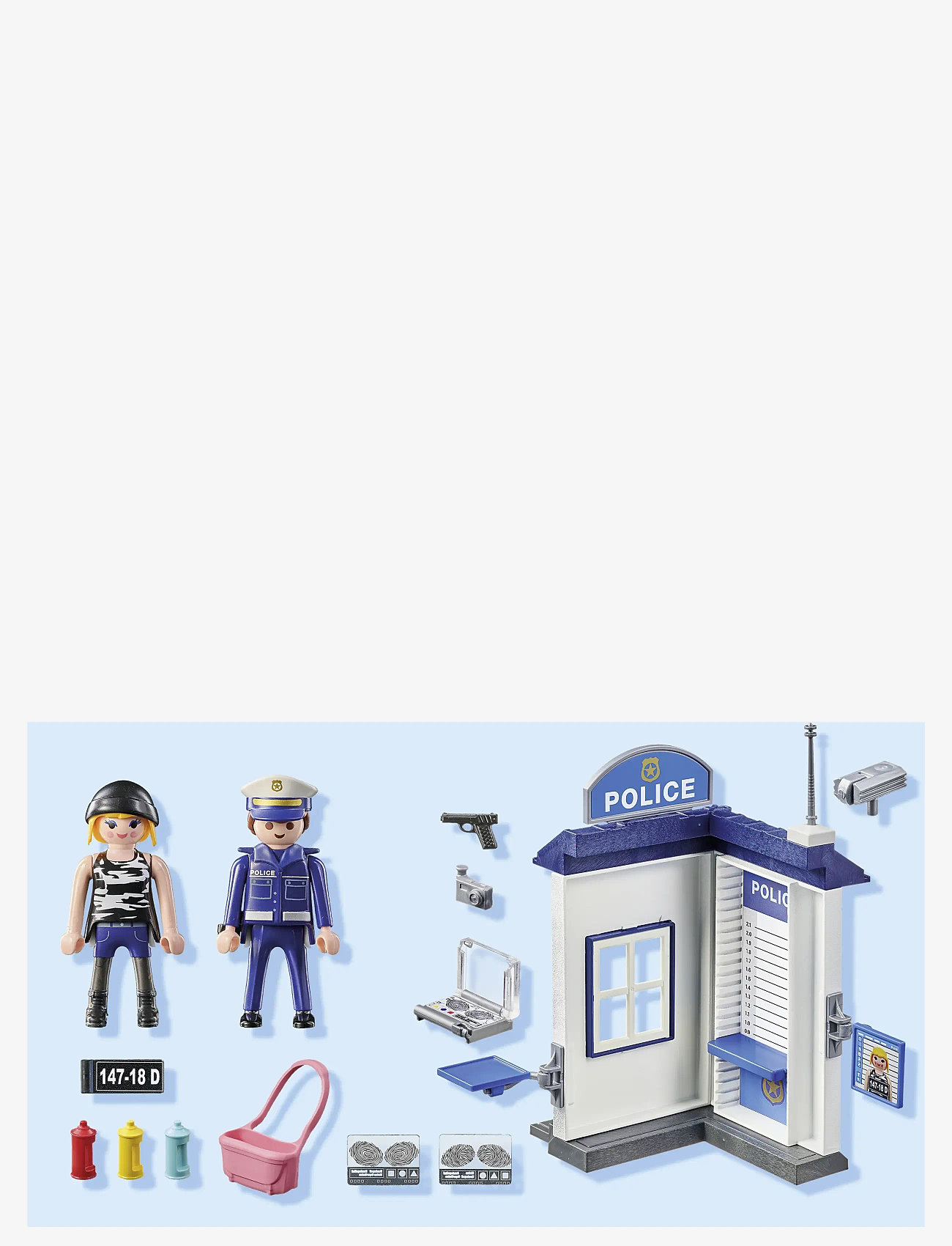 PLAYMOBIL - Starter Pack Police Room - playmobil action heroes - multicolored - 5