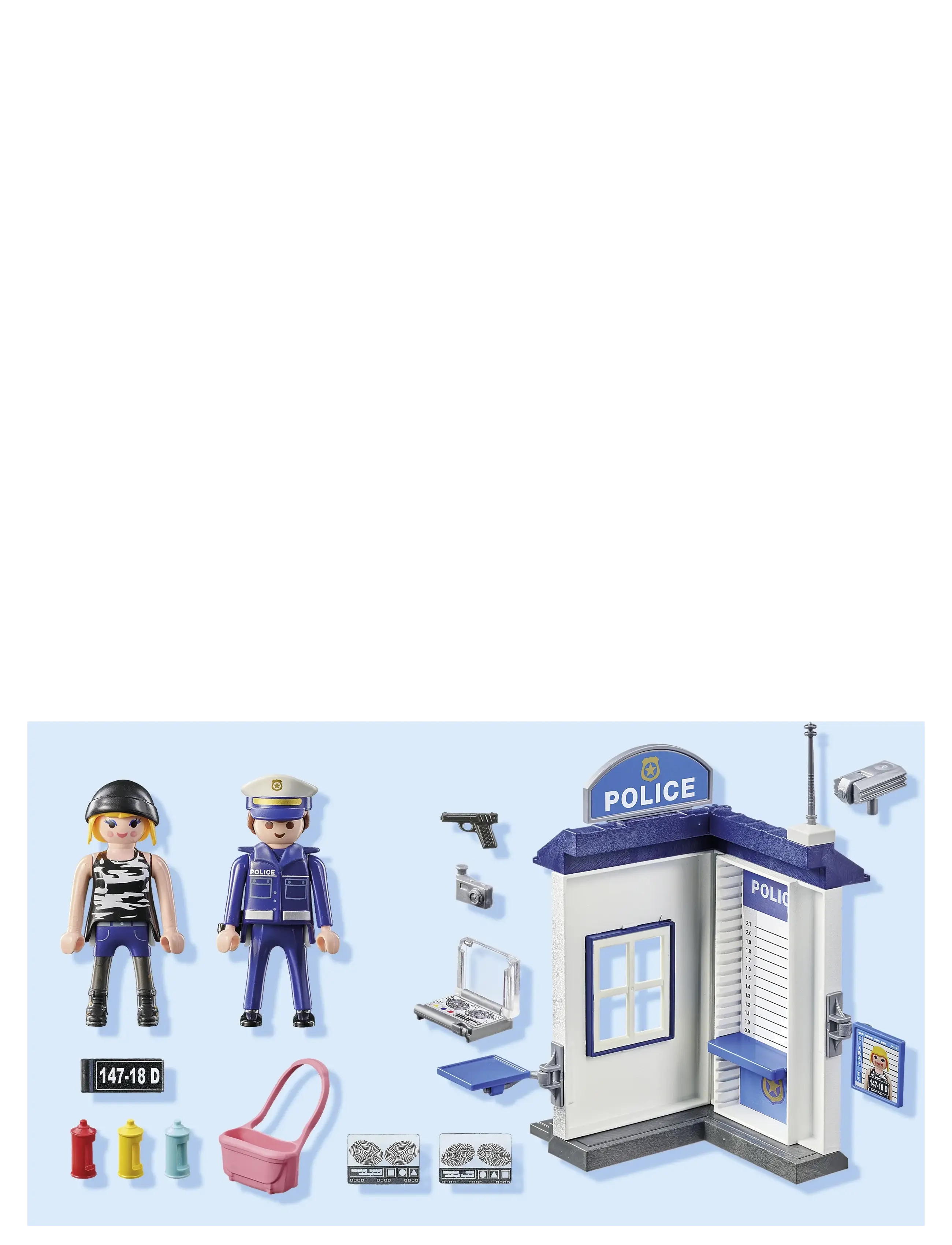PLAYMOBIL - Starter Pack Police Room - playmobil action heroes - multicolored - 5
