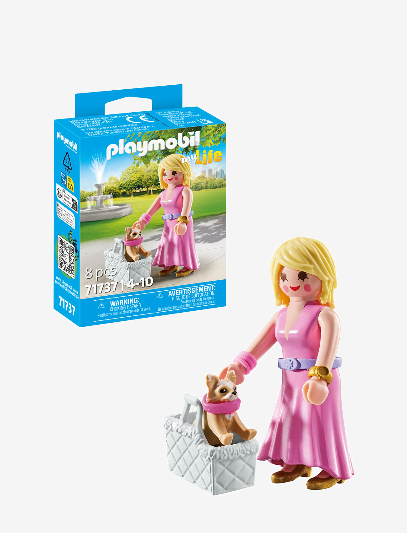 PLAYMOBIL - It-Girl with Chihuahua - playmobil legetøj - multicolored - 0