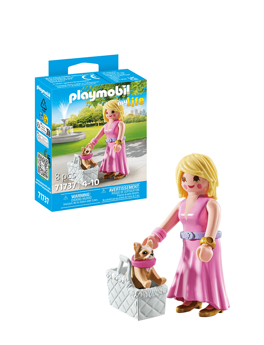 PLAYMOBIL - It-Girl with Chihuahua - playmobil legetøj - multicolored - 0