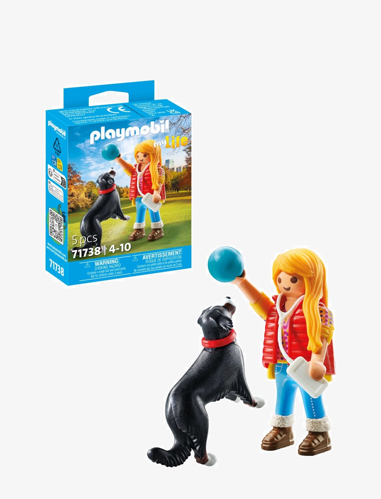 PLAYMOBIL Woman with Mountain Dog - 4 for 3 - MULTICOLORED / multi
