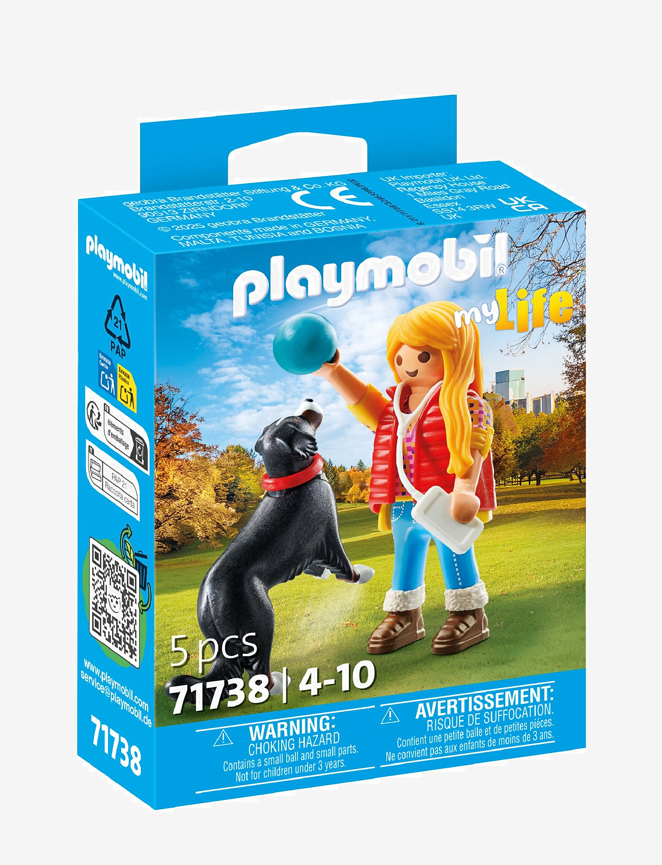 PLAYMOBIL - Woman with Mountain Dog - playmobil city life - multicolored - 1