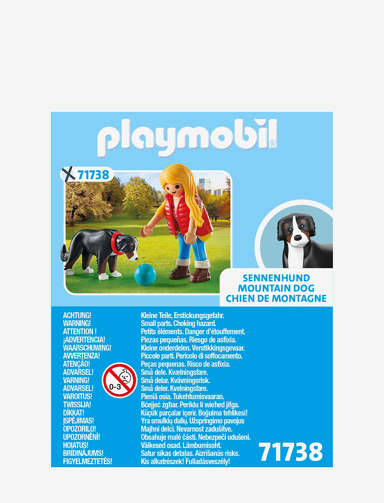 PLAYMOBIL - Woman with Mountain Dog - playmobil city life - multicolored - 4