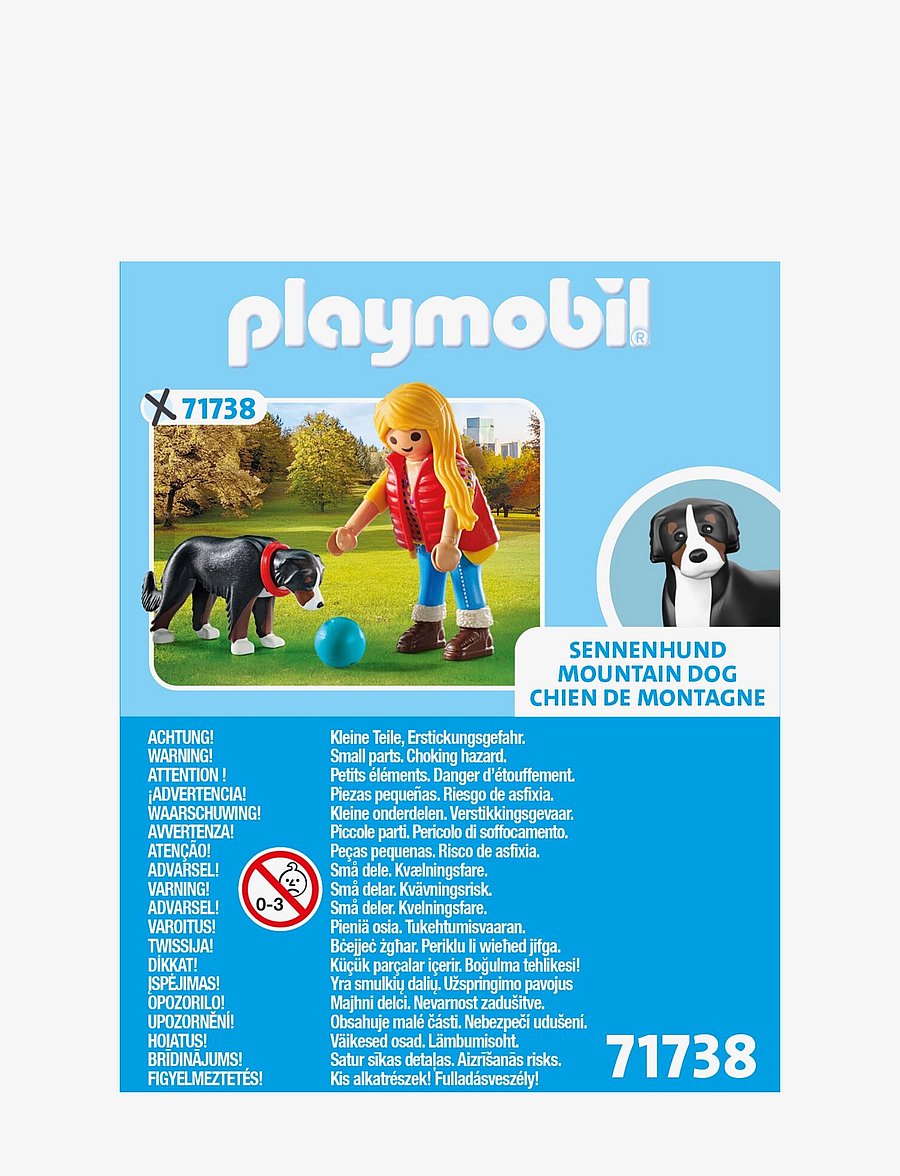 PLAYMOBIL - Woman with Mountain Dog - playmobil city life - multicolored - 4