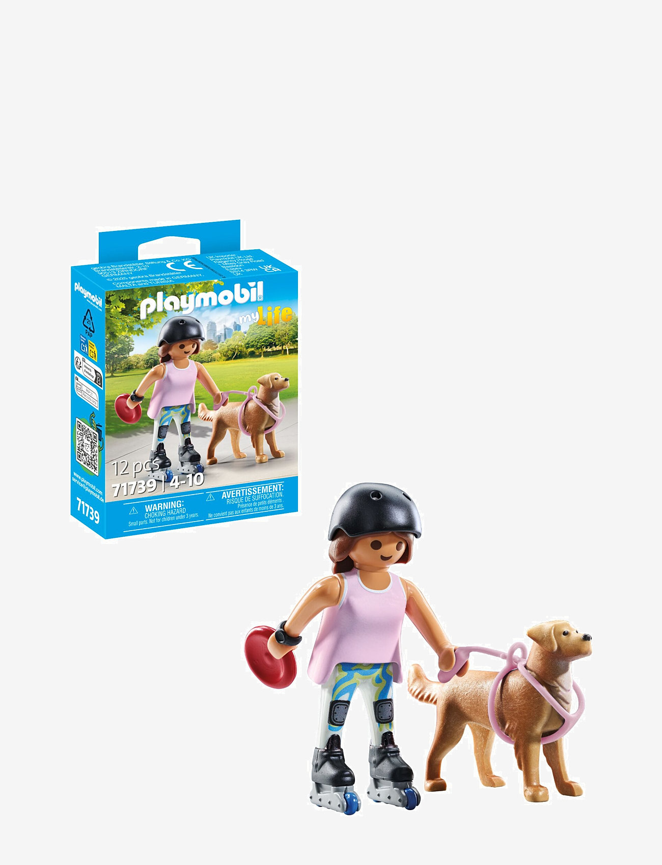 PLAYMOBIL - Skater with Retriever - playmobil leksaker - multicolored - 0