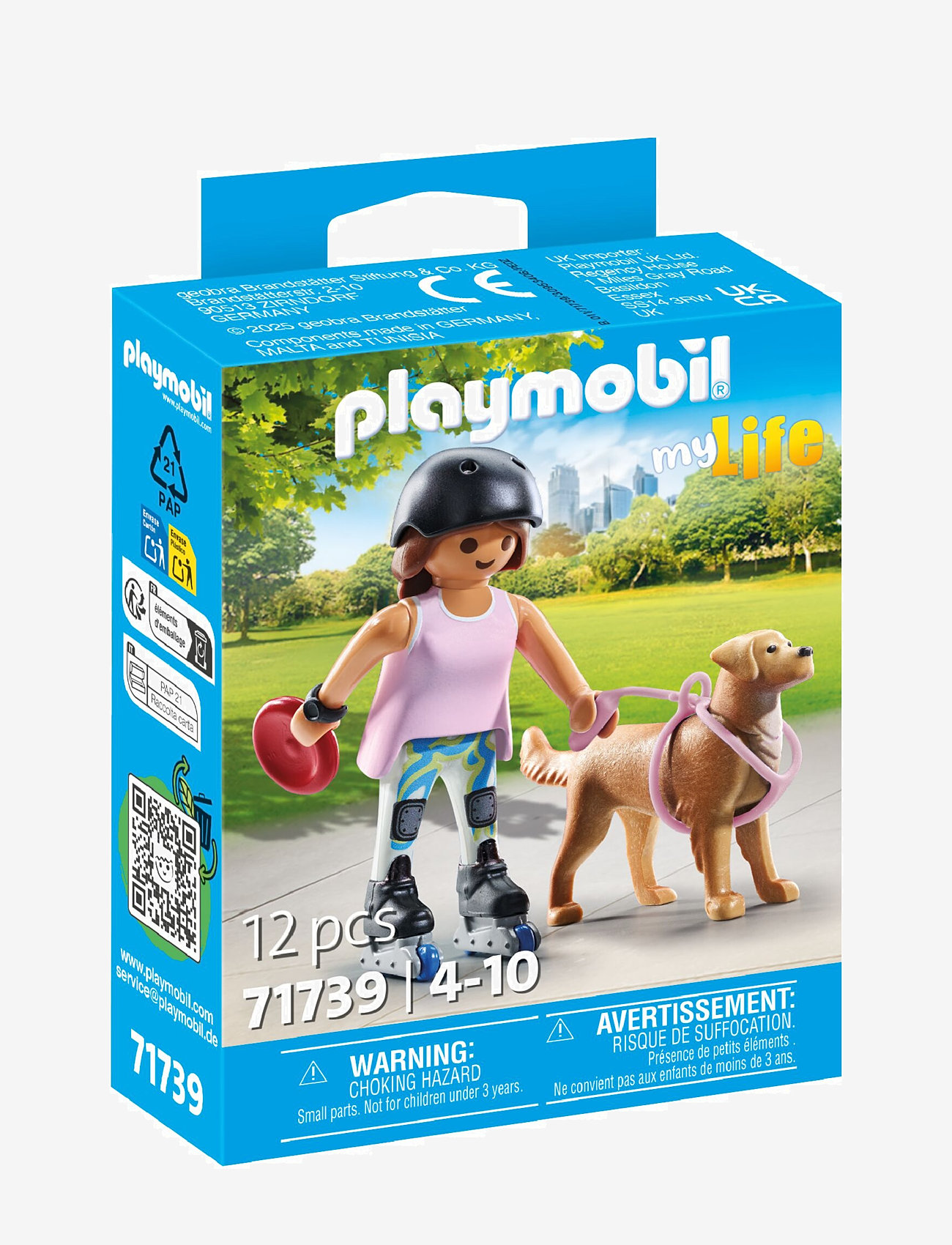 PLAYMOBIL - Skater with Retriever - playmobil leksaker - multicolored - 1