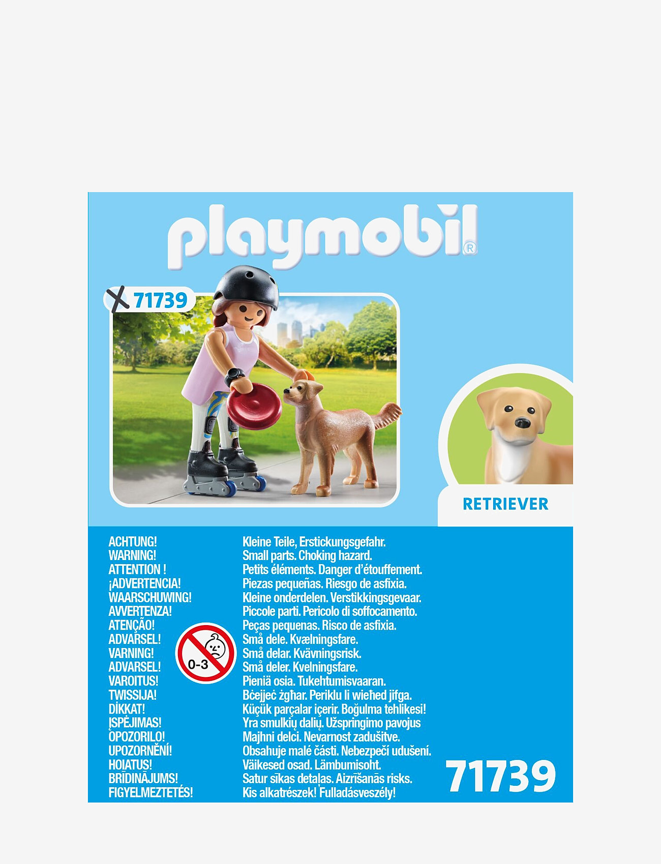 PLAYMOBIL - Skater with Retriever - playmobil leksaker - multicolored - 3