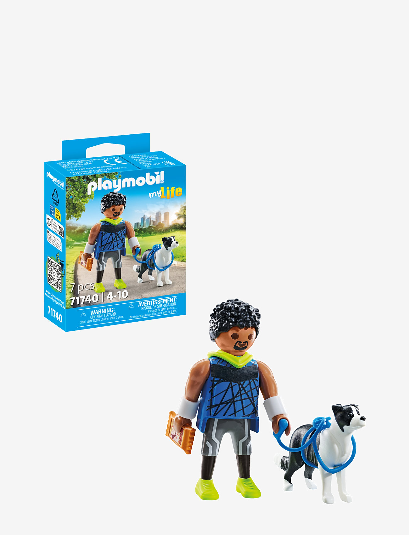 PLAYMOBIL - Jogger with Border Collie - playmobil leker - multicolored - 0
