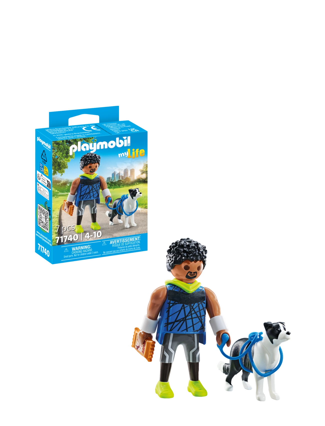 PLAYMOBIL Jogger with Border Collie - Legetøj - MULTICOLORED / multi