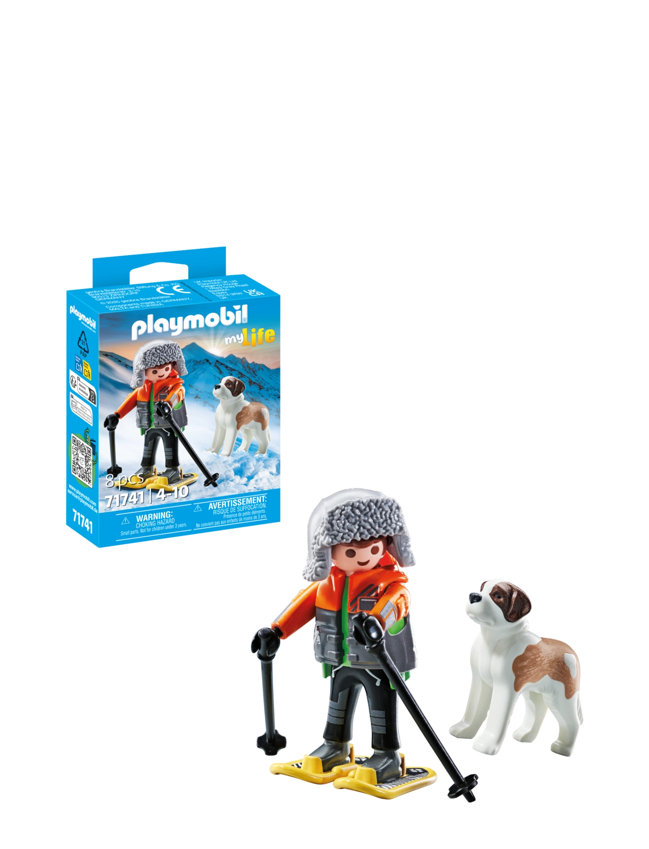 PLAYMOBIL Hiker with Saint Bernard - Playmobil legetøj - MULTICOLORED / multi