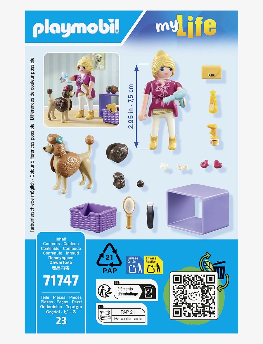 PLAYMOBIL - Dog Groomer - playmobil legetøj - multicolored - 3