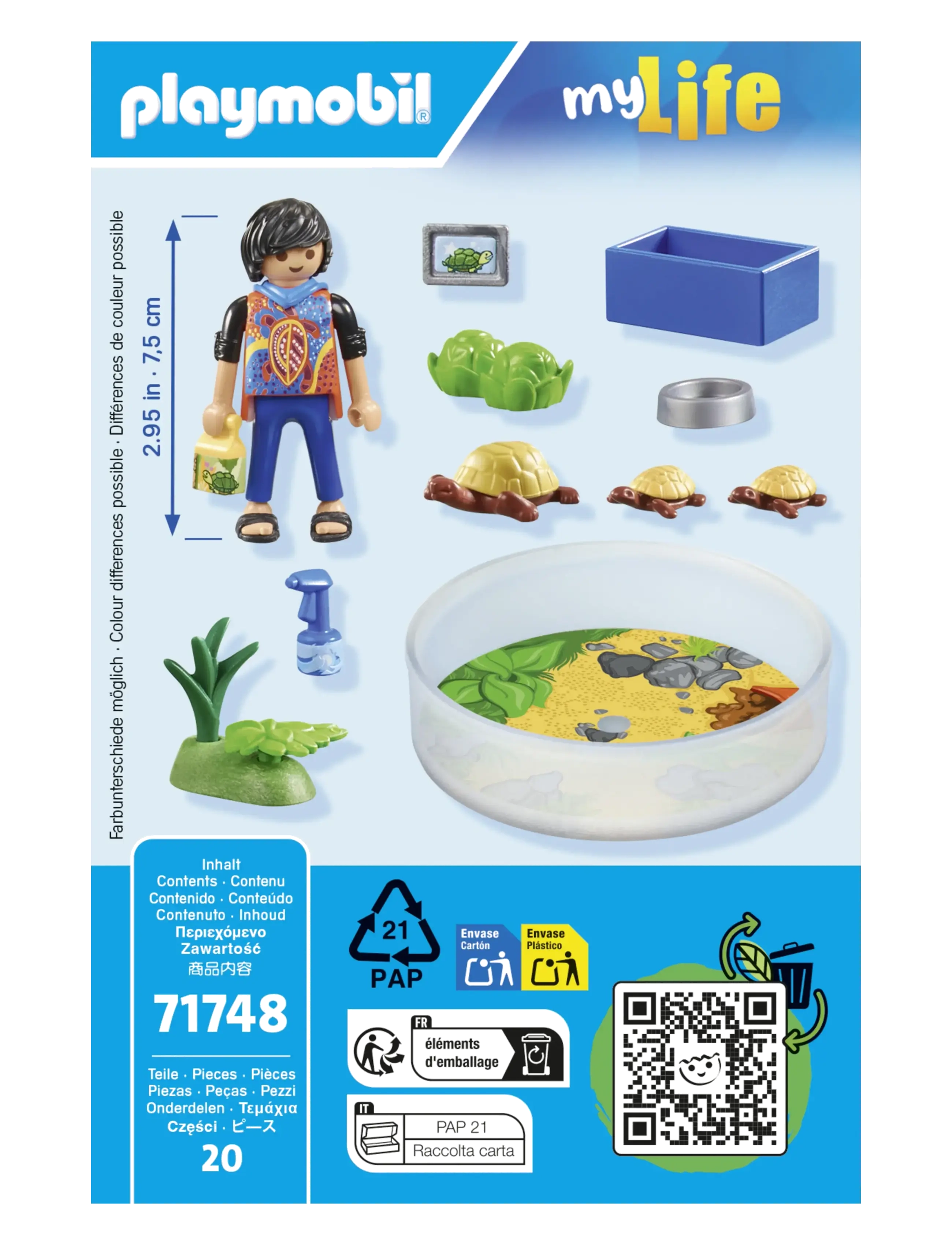 PLAYMOBIL - Turtle Terrarium - lägsta priserna - multicolored - 3