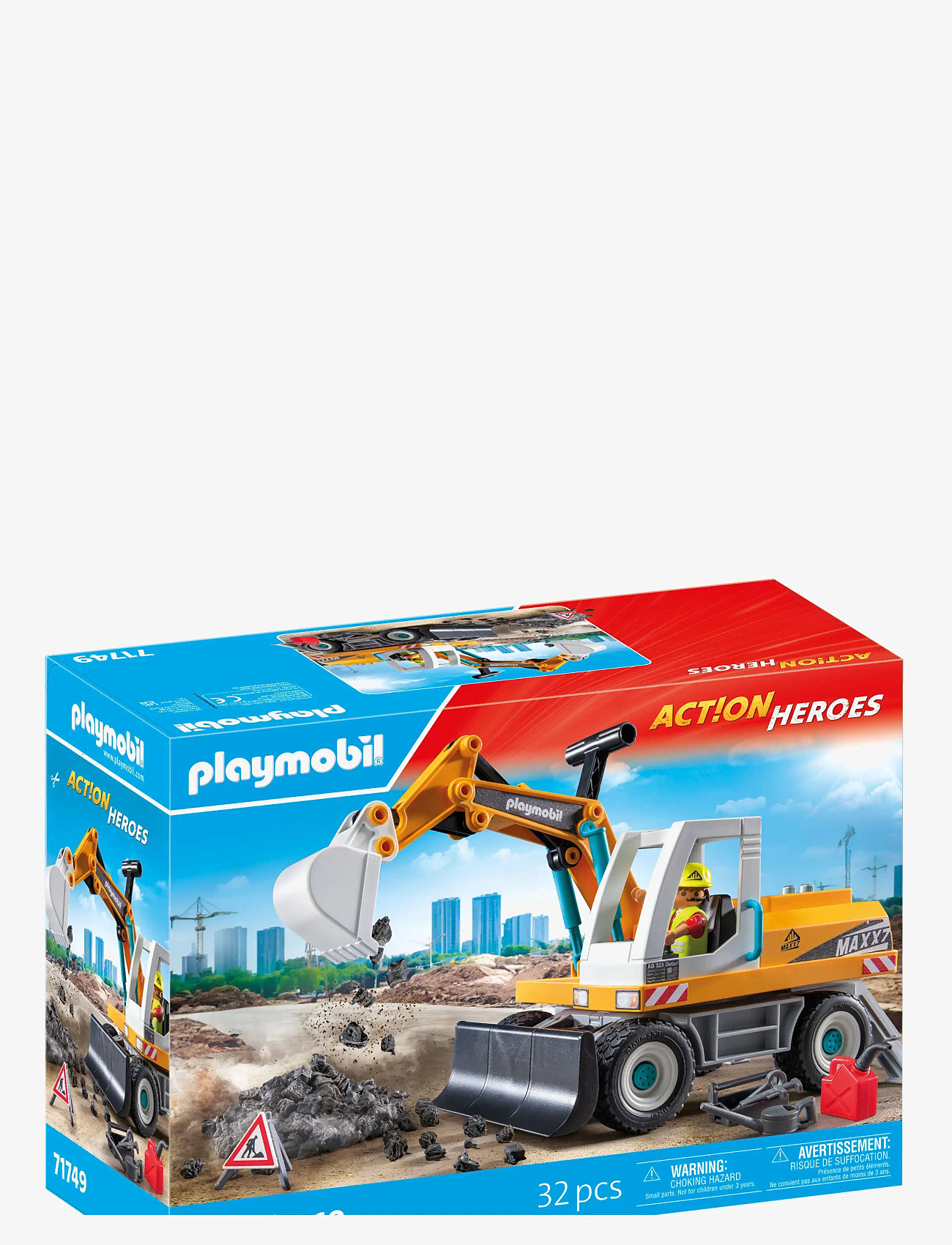 PLAYMOBIL - Large Excavator - playmobil action heroes - multicolored - 2