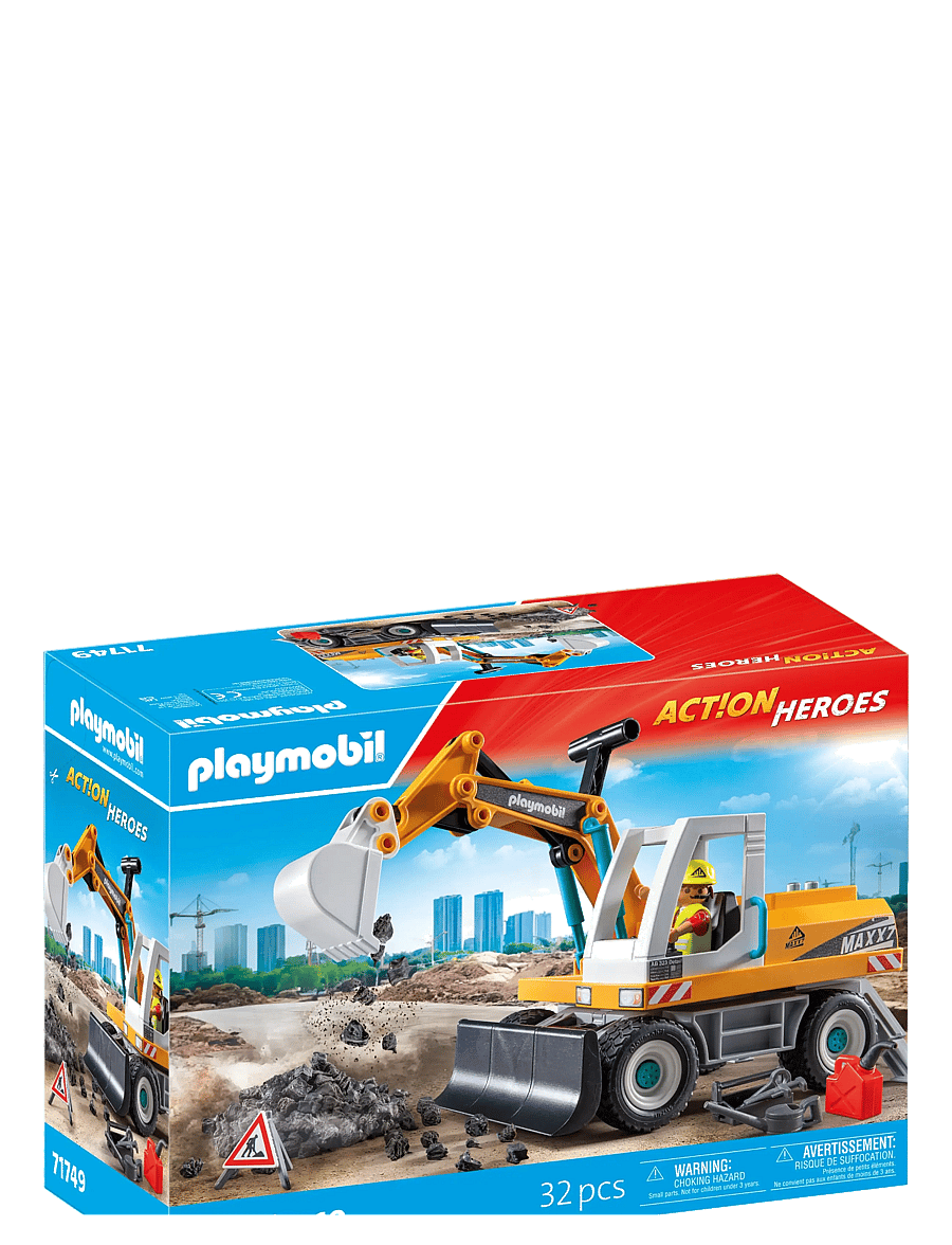 PLAYMOBIL - Large Excavator - playmobil action heroes - multicolored - 2