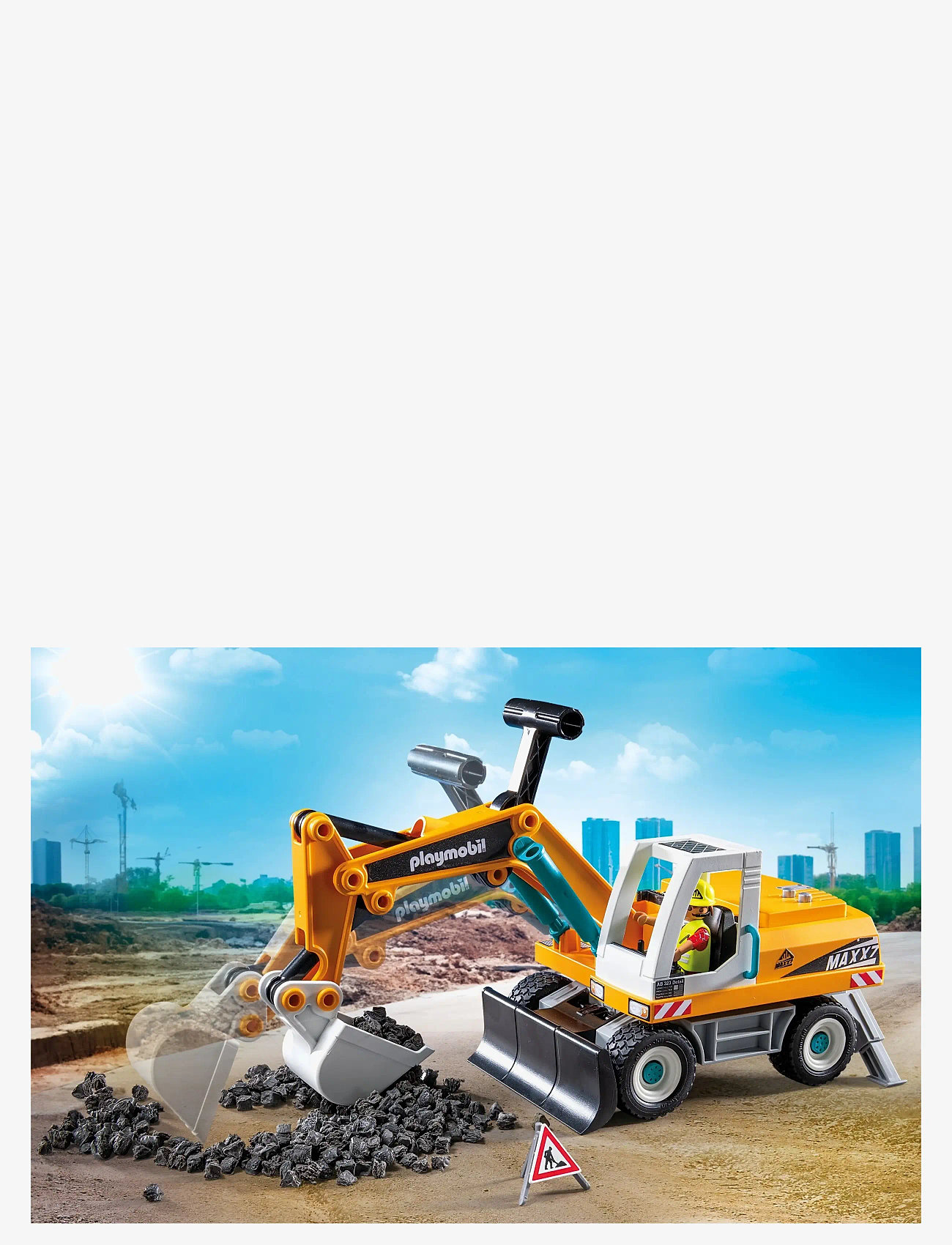 PLAYMOBIL - Large Excavator - playmobil action heroes - multicolored - 4