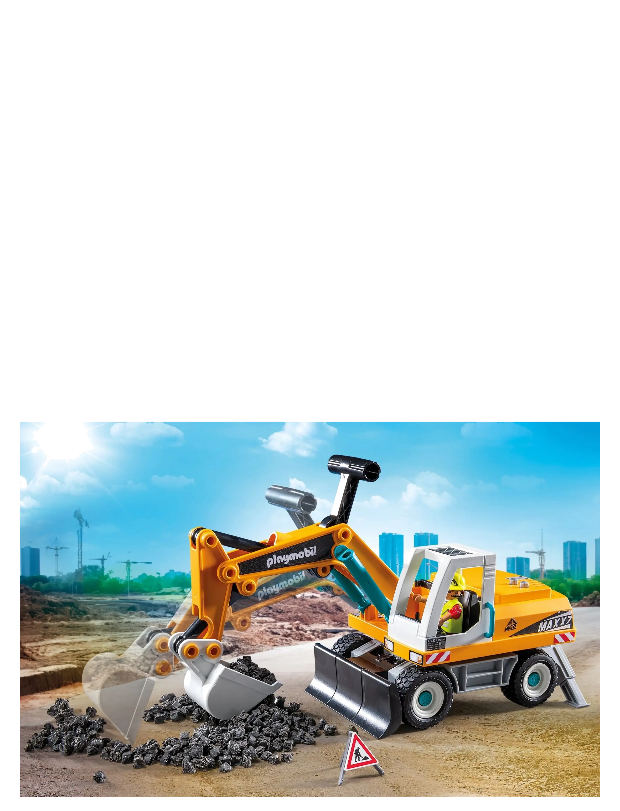PLAYMOBIL - Large Excavator - playmobil action heroes - multicolored - 4