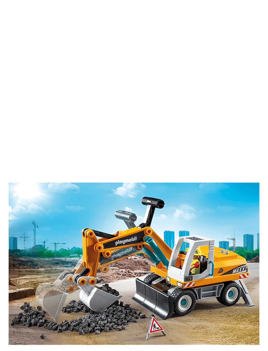 PLAYMOBIL - Large Excavator - playmobil action heroes - multicolored - 4