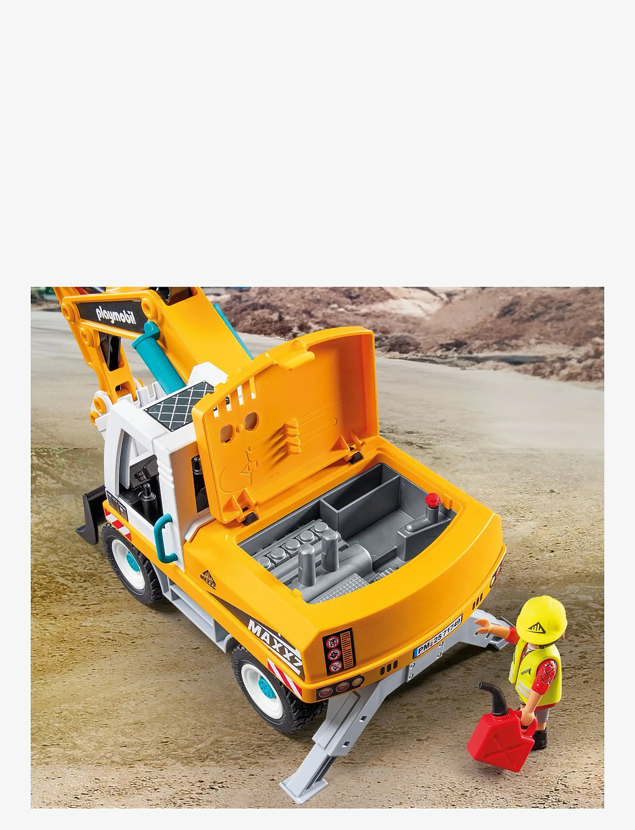 PLAYMOBIL - Large Excavator - playmobil action heroes - multicolored - 5