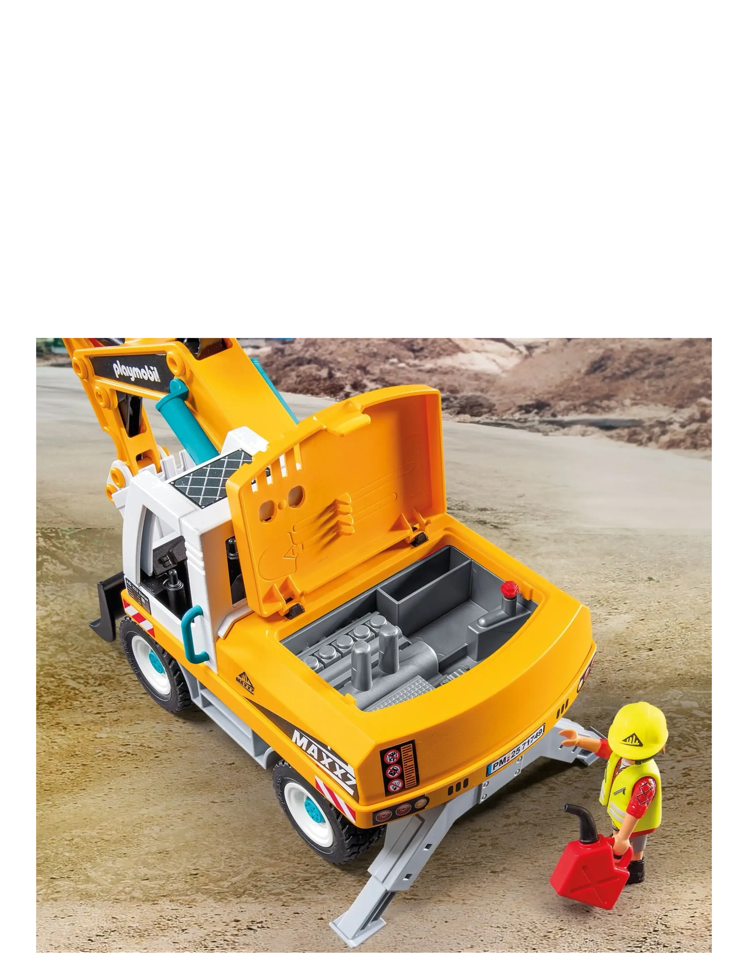 PLAYMOBIL - Large Excavator - playmobil action heroes - multicolored - 5