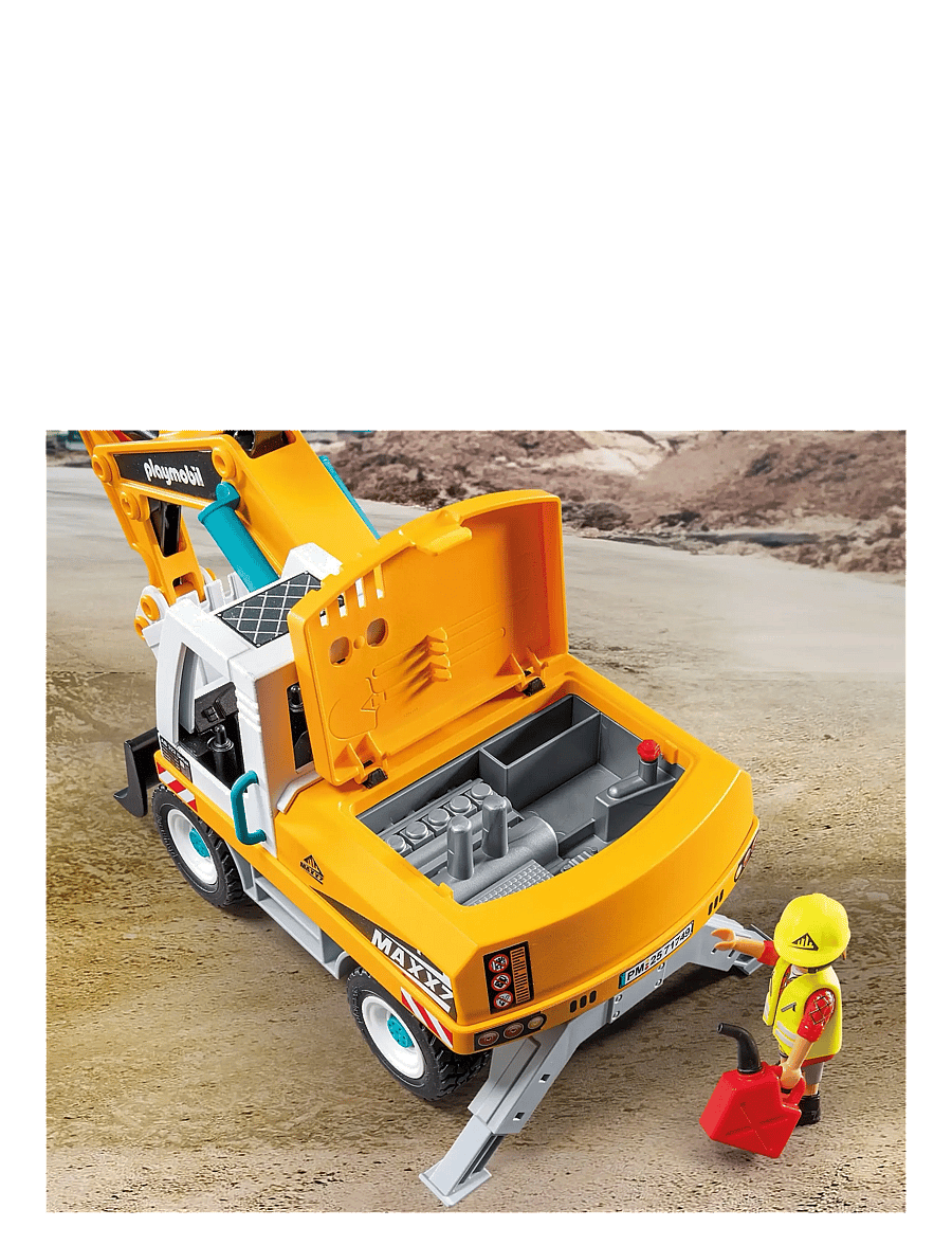 PLAYMOBIL - Large Excavator - playmobil action heroes - multicolored - 5
