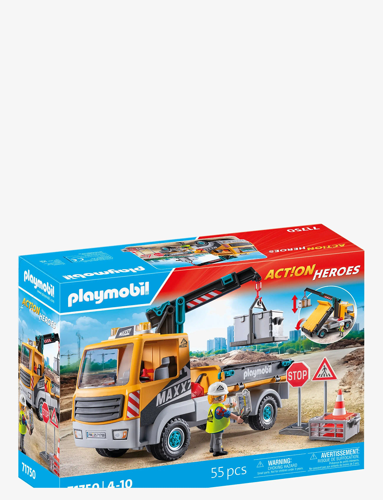 PLAYMOBIL - Construction Truck with Crane - multicolored - 2