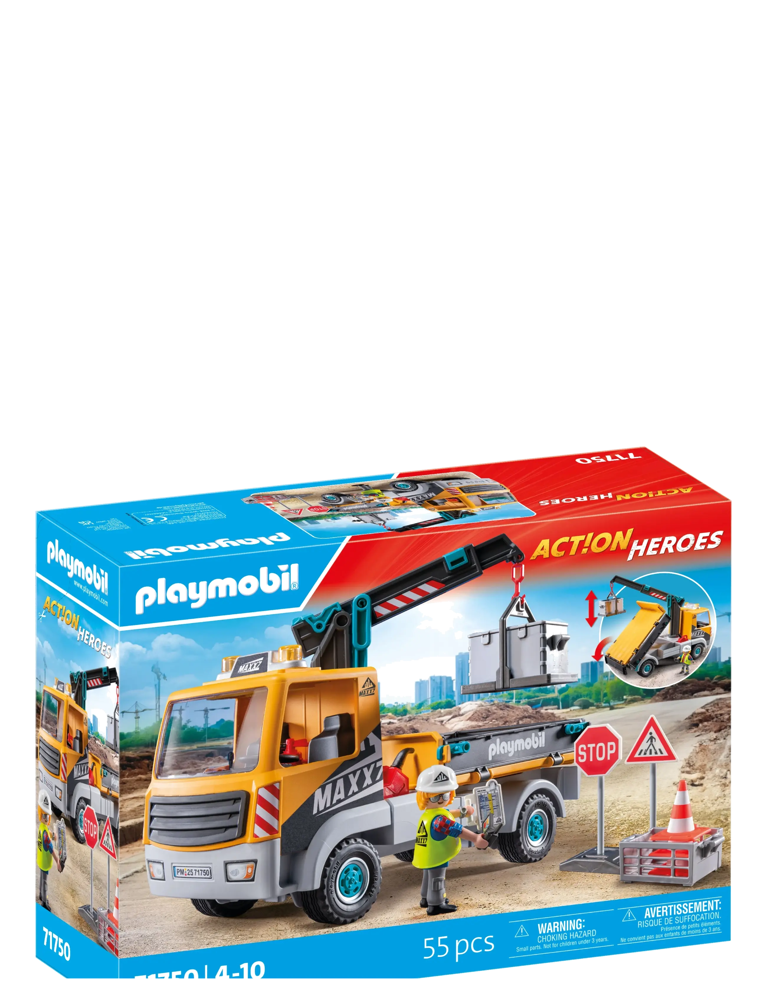 PLAYMOBIL - Construction Truck with Crane - multicolored - 2