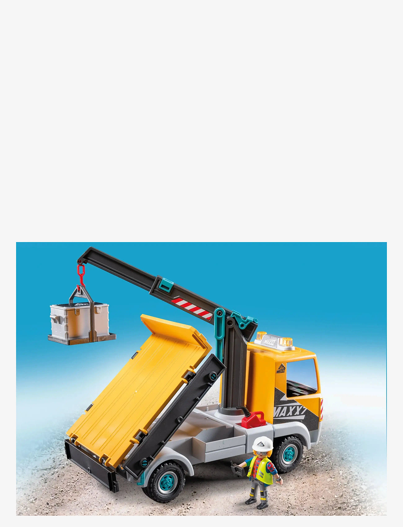 PLAYMOBIL - Construction Truck with Crane - multicolored - 5