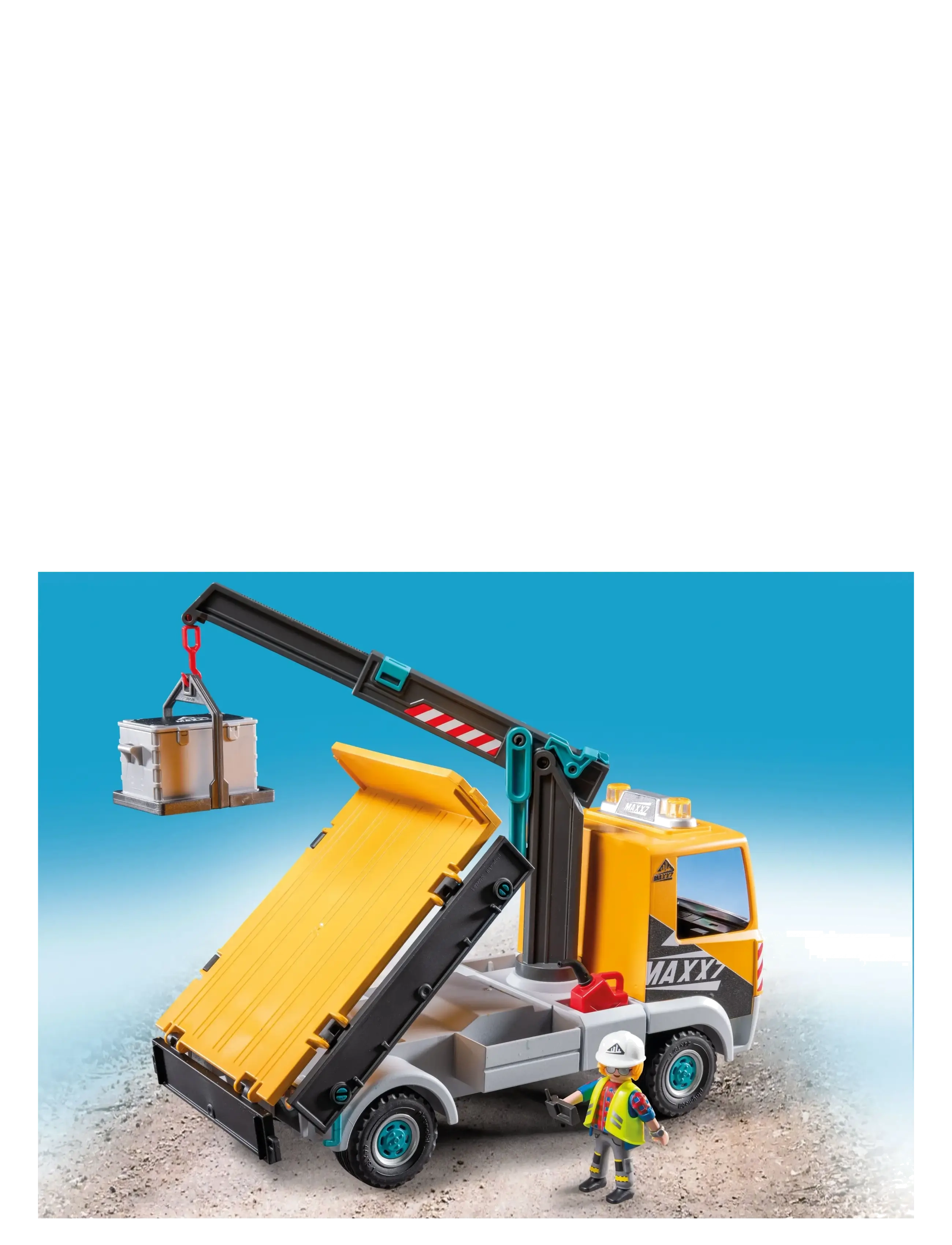 PLAYMOBIL - Construction Truck with Crane - multicolored - 5