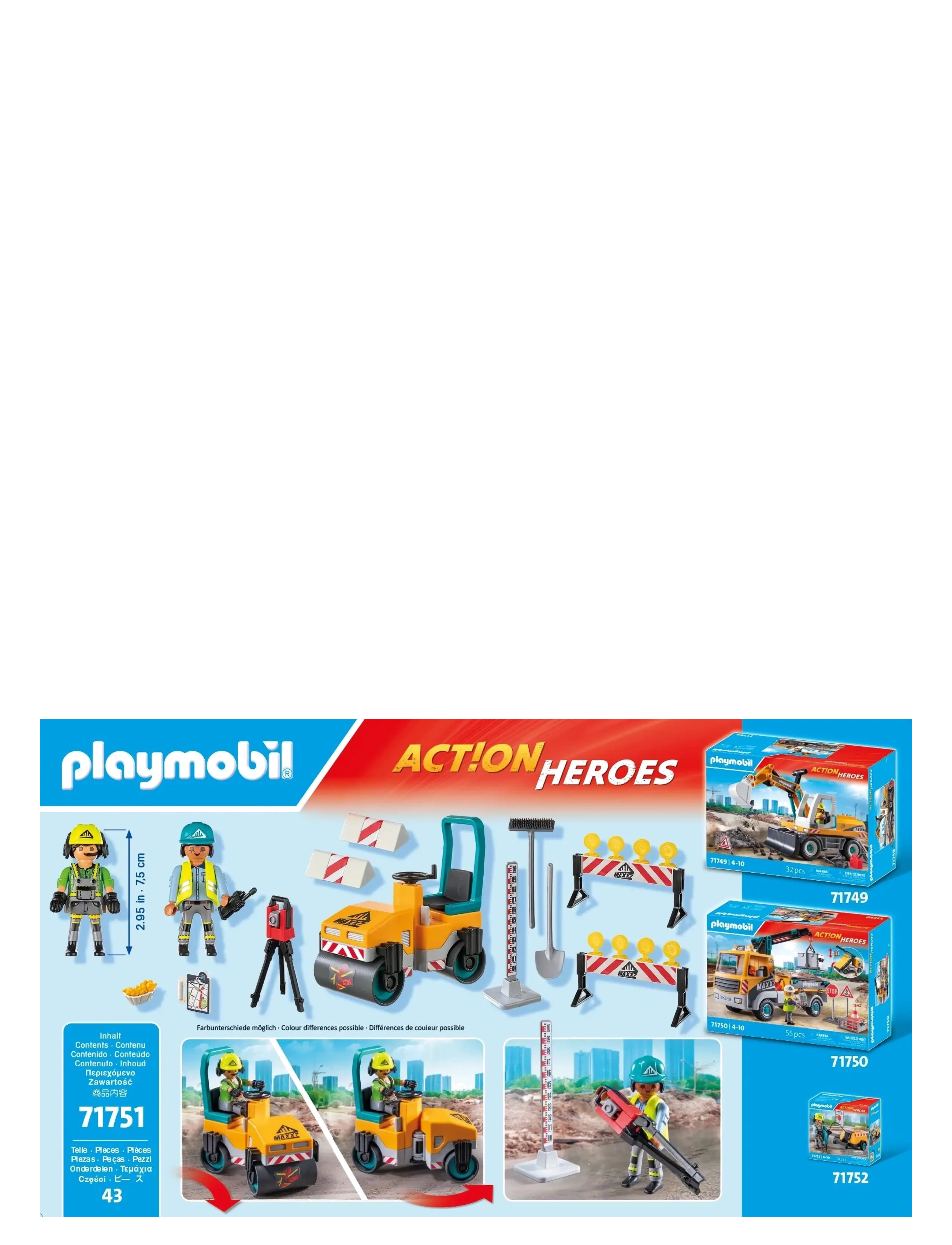 PLAYMOBIL - Road Construction - multicolored - 3