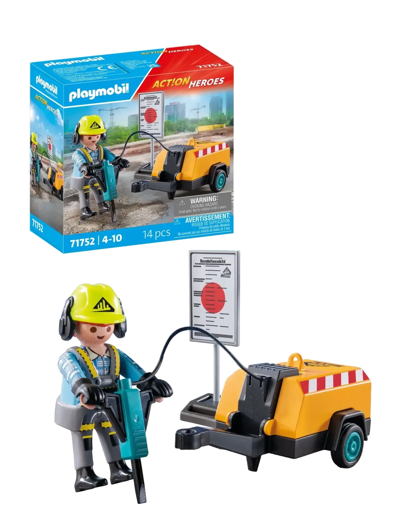 PLAYMOBIL Construction Worker - PLAYMOBIL - MULTICOLORED / multi