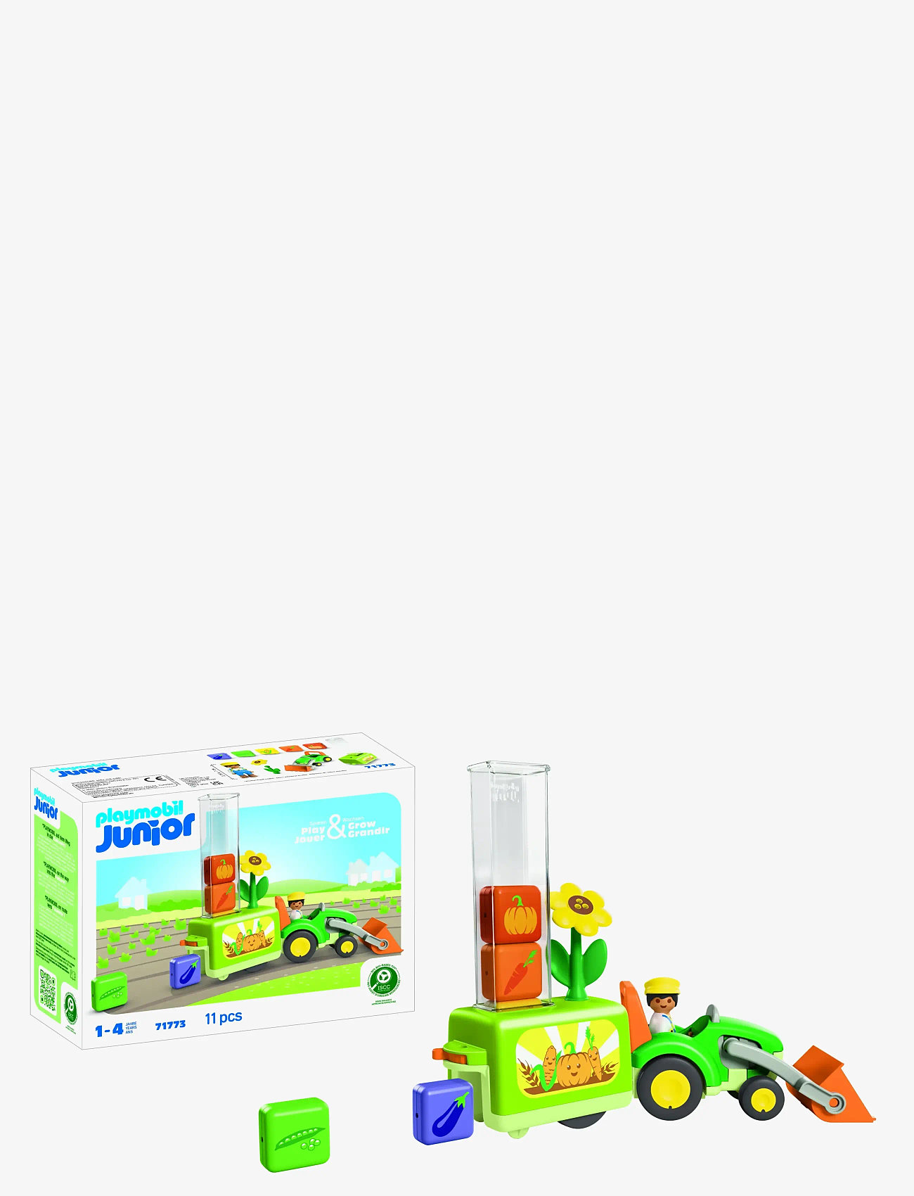 PLAYMOBIL - JUNIOR: Tractor with Load and - playmobil junior - multicolored - 1