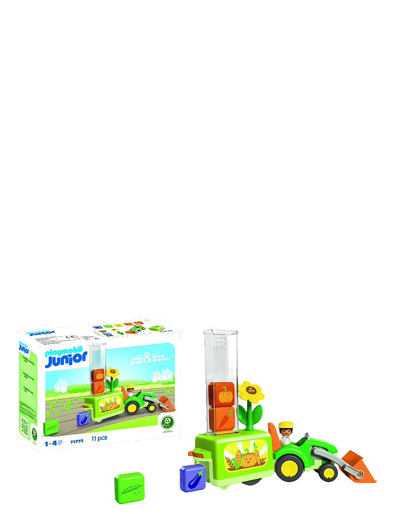 PLAYMOBIL - JUNIOR: Tractor with Load and - playmobil junior - multicolored - 1