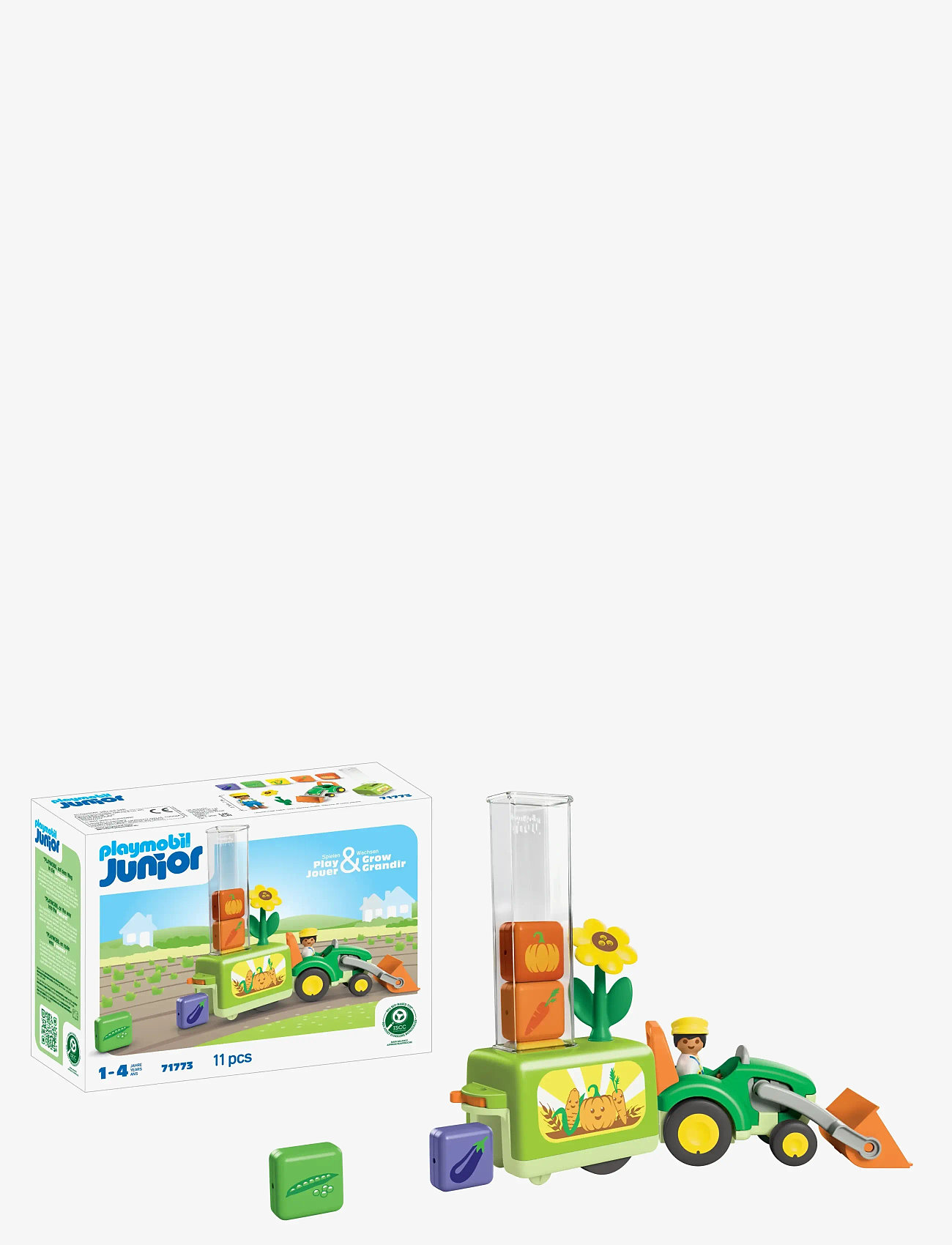 PLAYMOBIL - JUNIOR: Tractor with Load and - playmobil junior - multicolored - 2