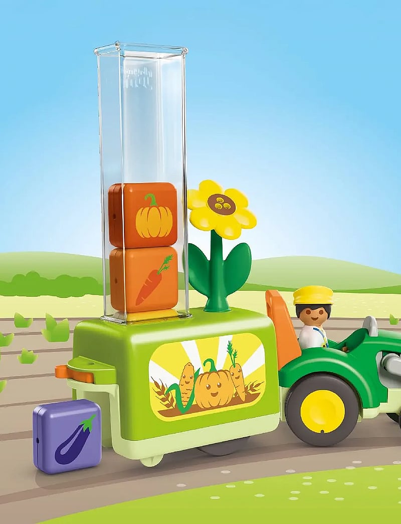 PLAYMOBIL - JUNIOR: Tractor with Load and - playmobil junior - multicolored - 0