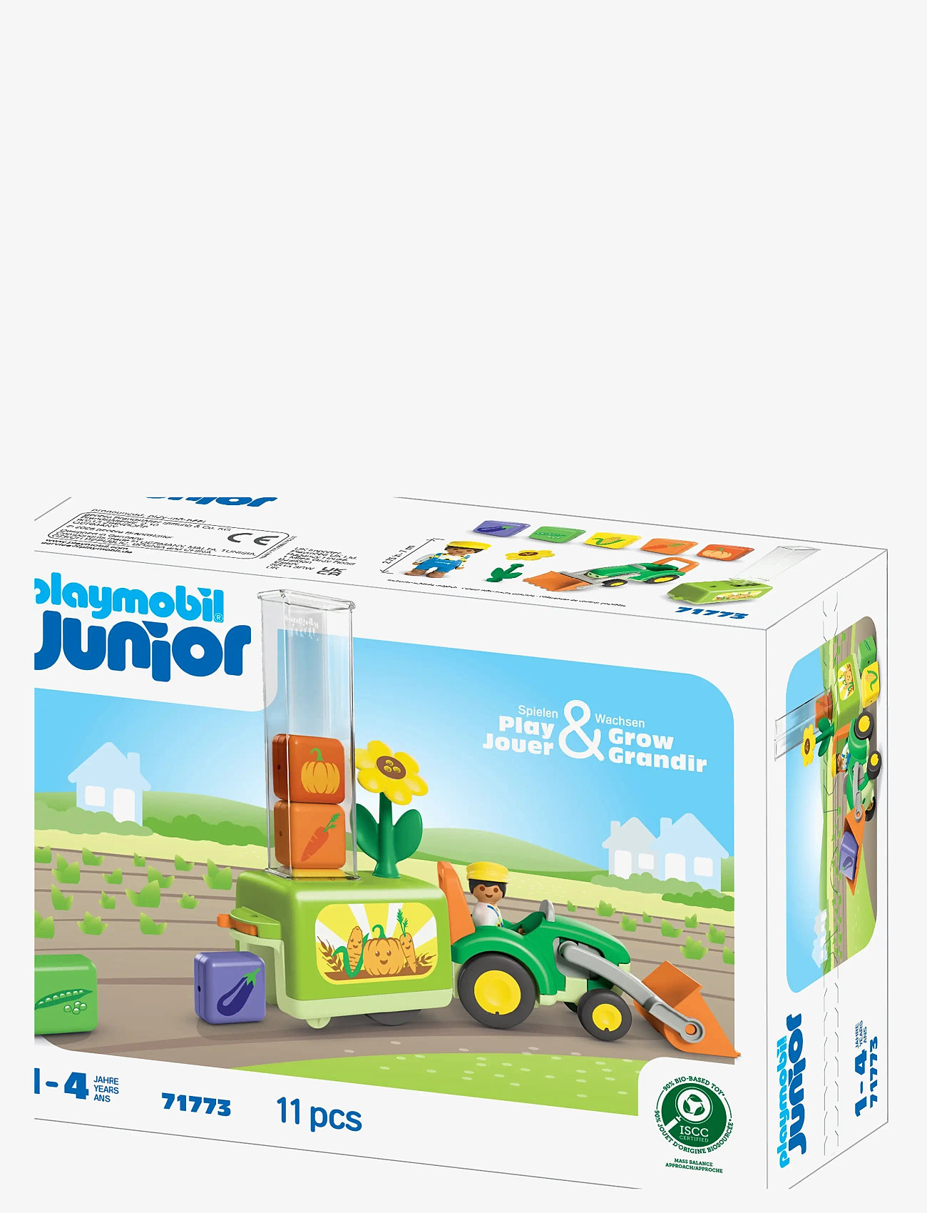 PLAYMOBIL - JUNIOR: Tractor with Load and - fødselsdagsgaver - multicolored - 5