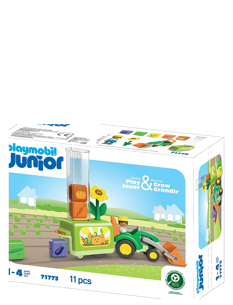 PLAYMOBIL - JUNIOR: Tractor with Load and - fødselsdagsgaver - multicolored - 5