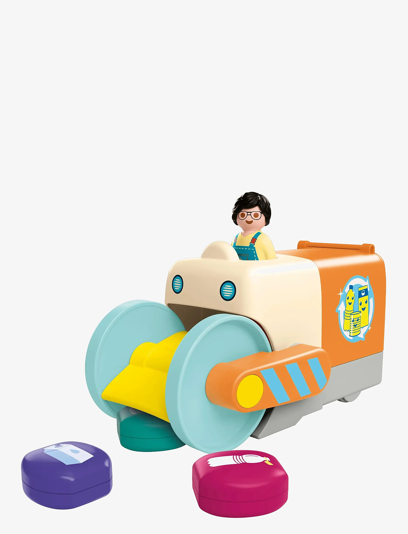 PLAYMOBIL - JUNIOR: Push and Grab Garbage - playmobil junior - multicolored - 1