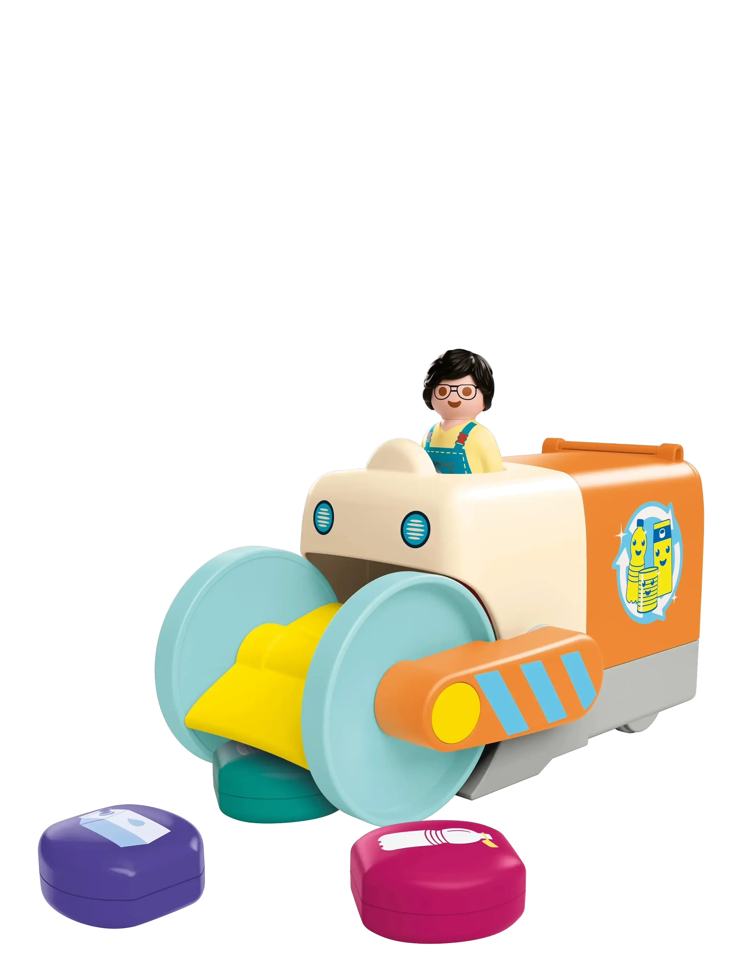 PLAYMOBIL - JUNIOR: Push and Grab Garbage - die niedrigsten preise - multicolored - 1
