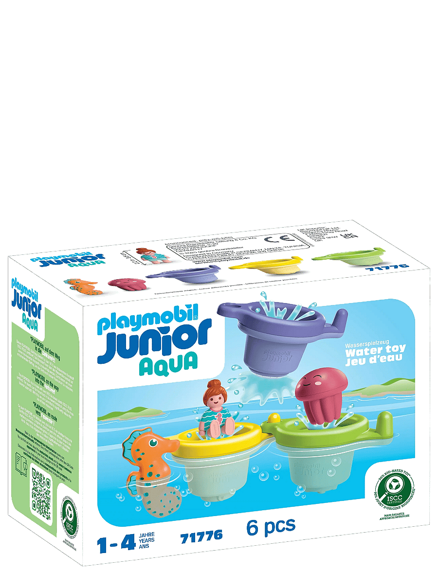 PLAYMOBIL - JUNIOR AQUA: Floating Cups wit - Övriga vattenleksaker - multicolored - 0