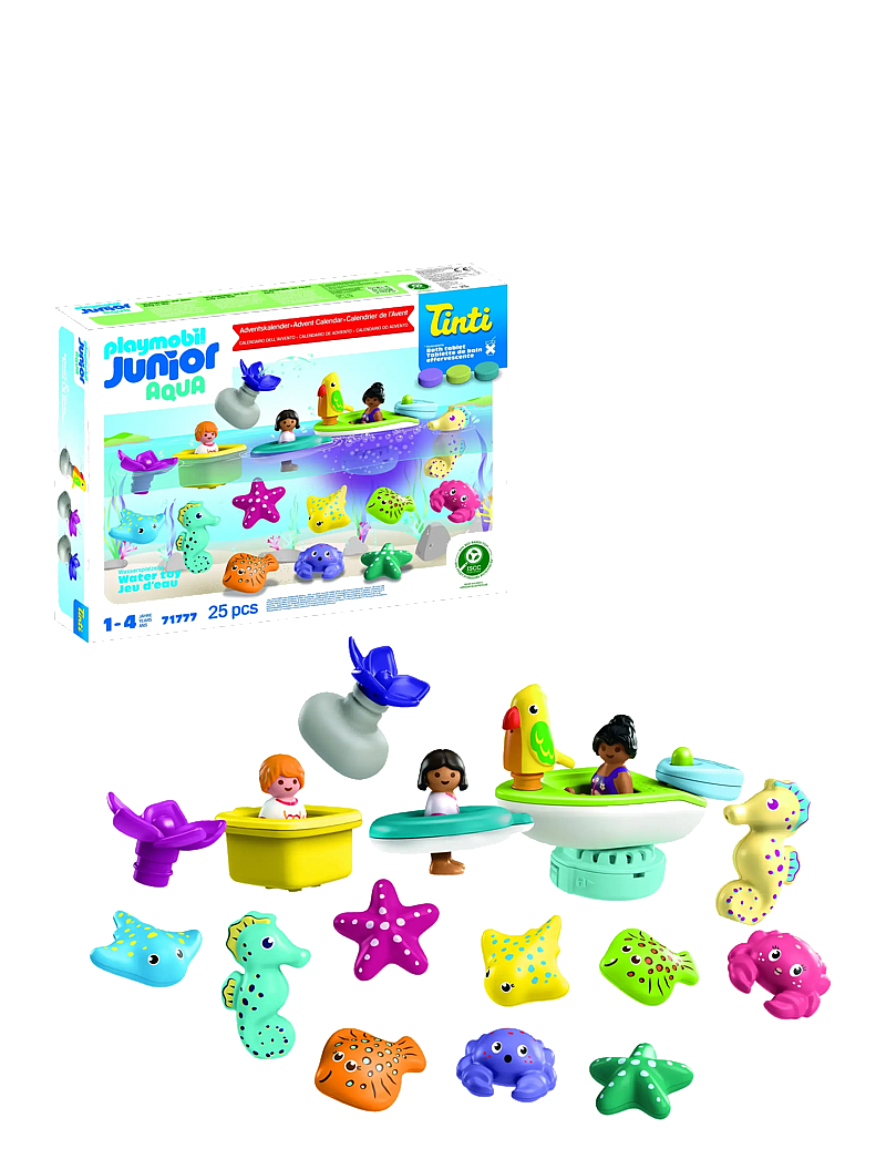 PLAYMOBIL - JUNIOR & Tinti: Colourful Bath - badelegetøj - multicolored - 1