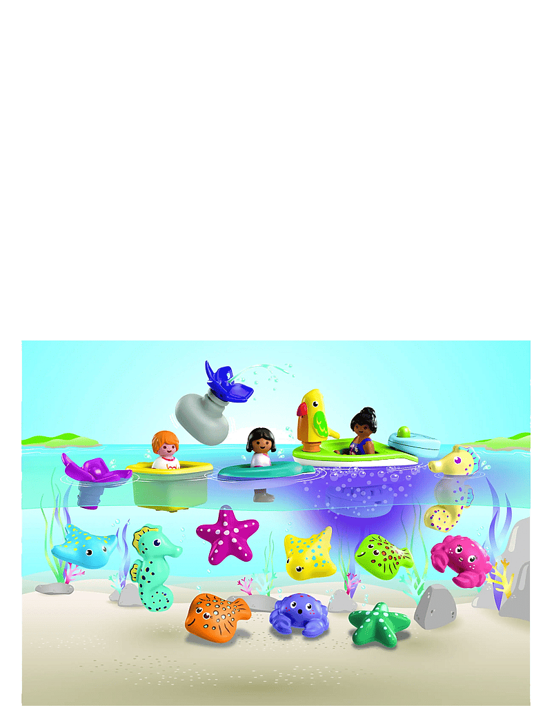 PLAYMOBIL - JUNIOR & Tinti: Colourful Bath - badelegetøj - multicolored - 5