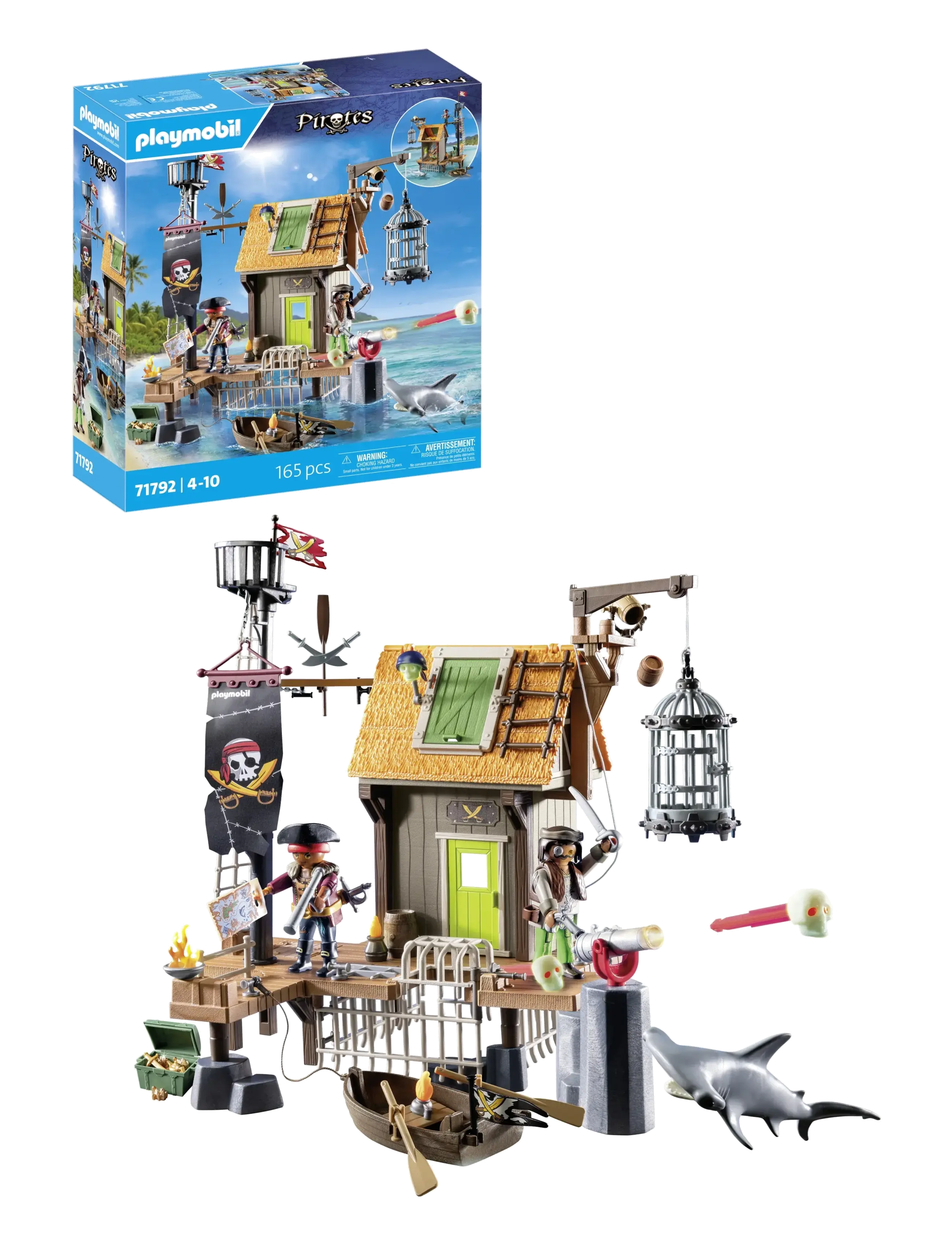 PLAYMOBIL Pirate Harbor Patterned - One Size - Kinder