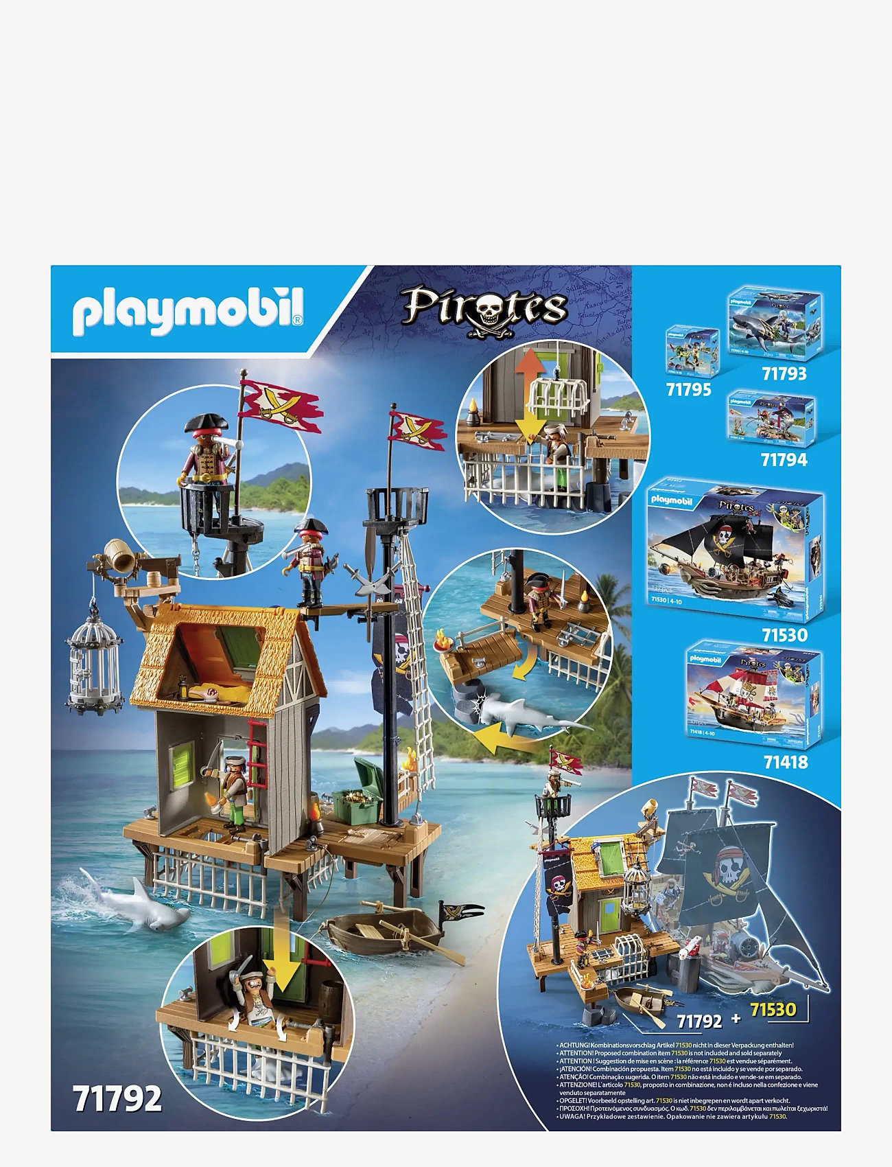 PLAYMOBIL - Pirate Harbor - playmobil pirates - multicolored - 4