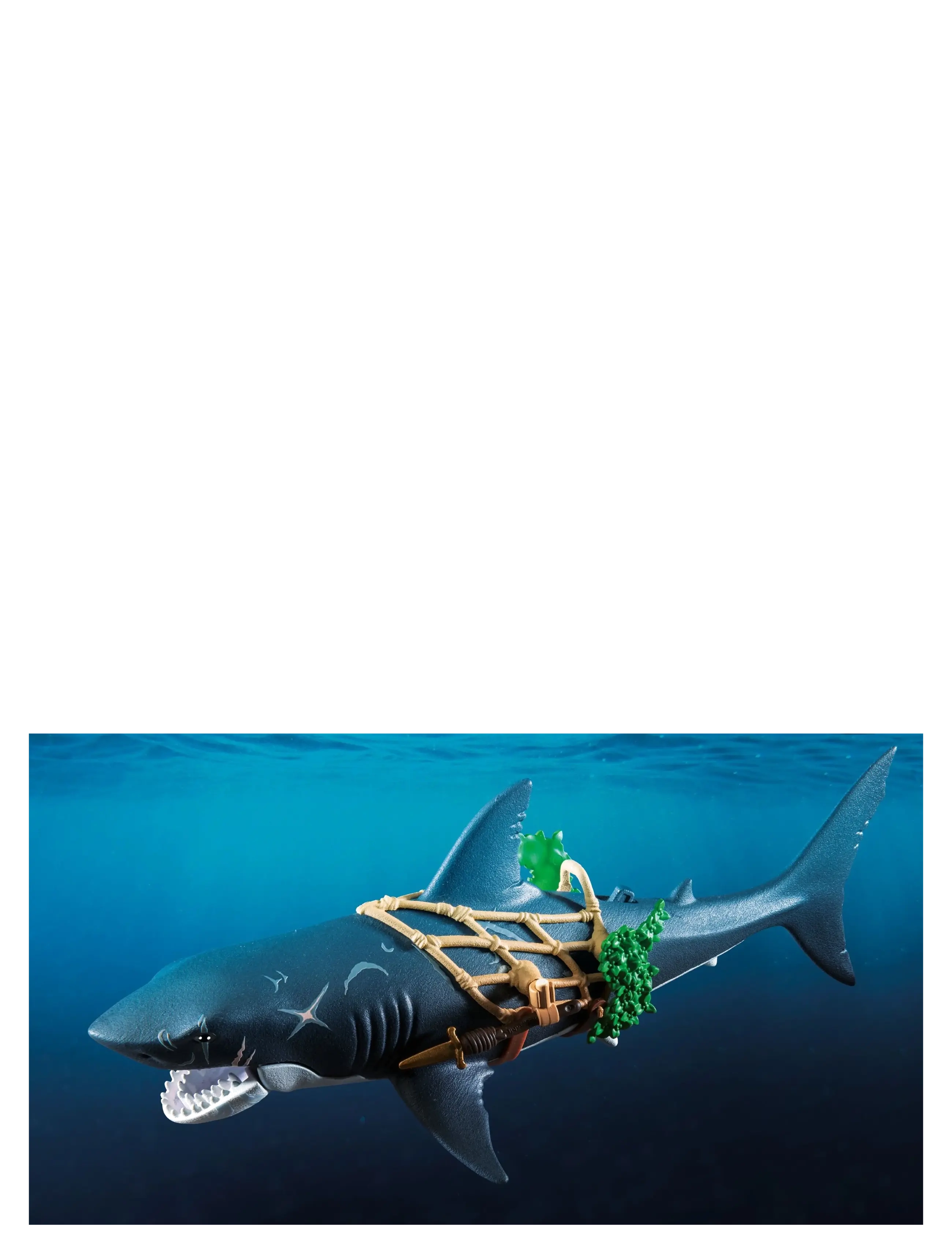 PLAYMOBIL - Giant Shark with Pirate - playmobil pirates - multicolored - 4